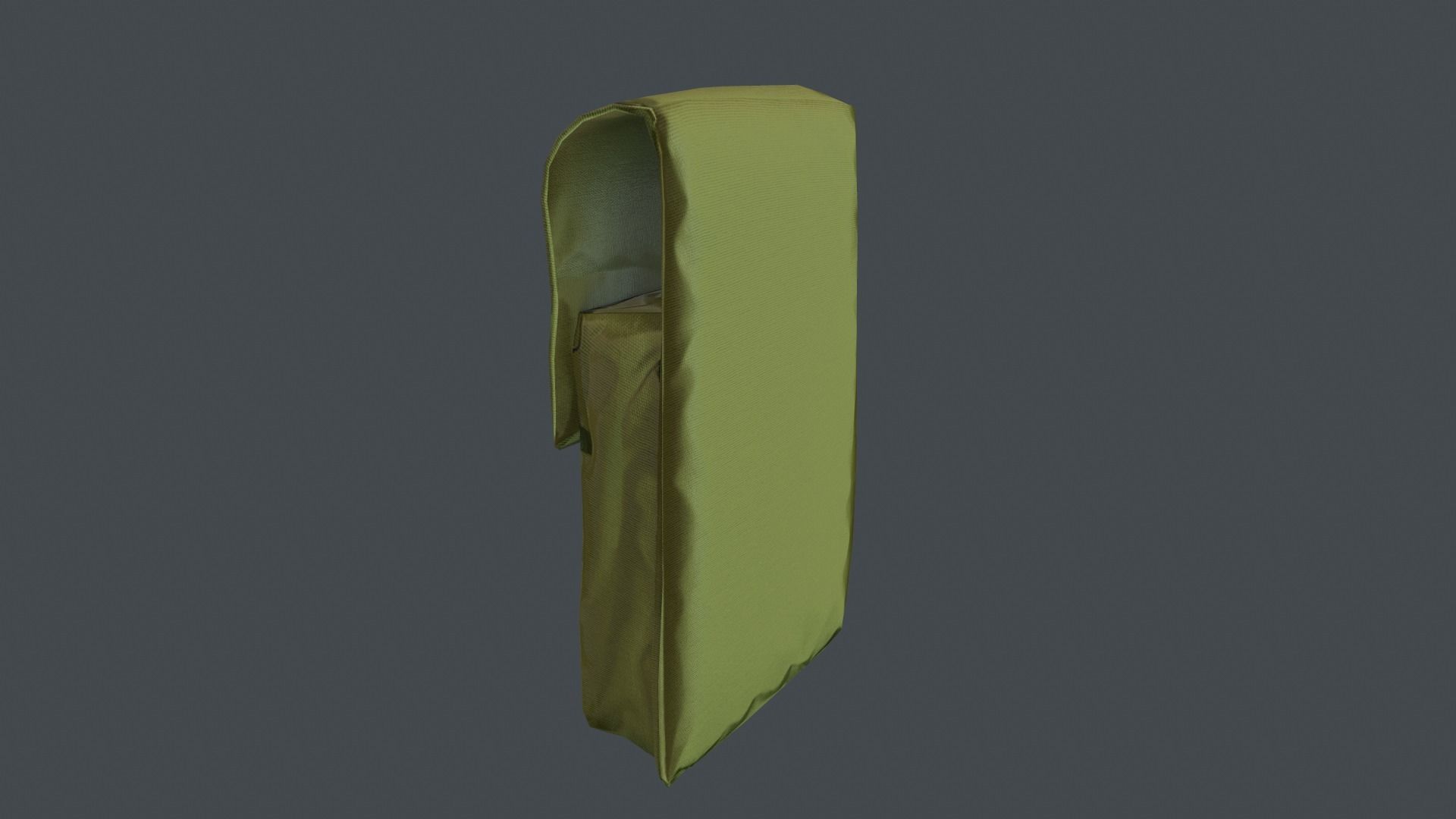 Pouch Low-poly 3D model_32