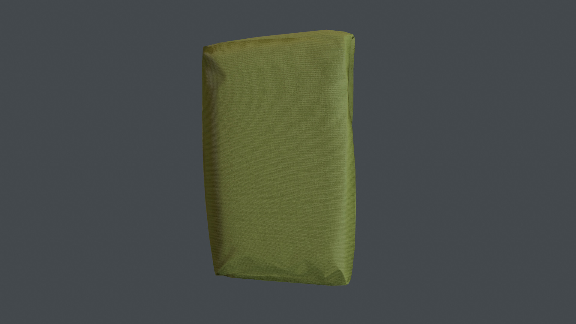 Pouch Low-poly 3D model_10