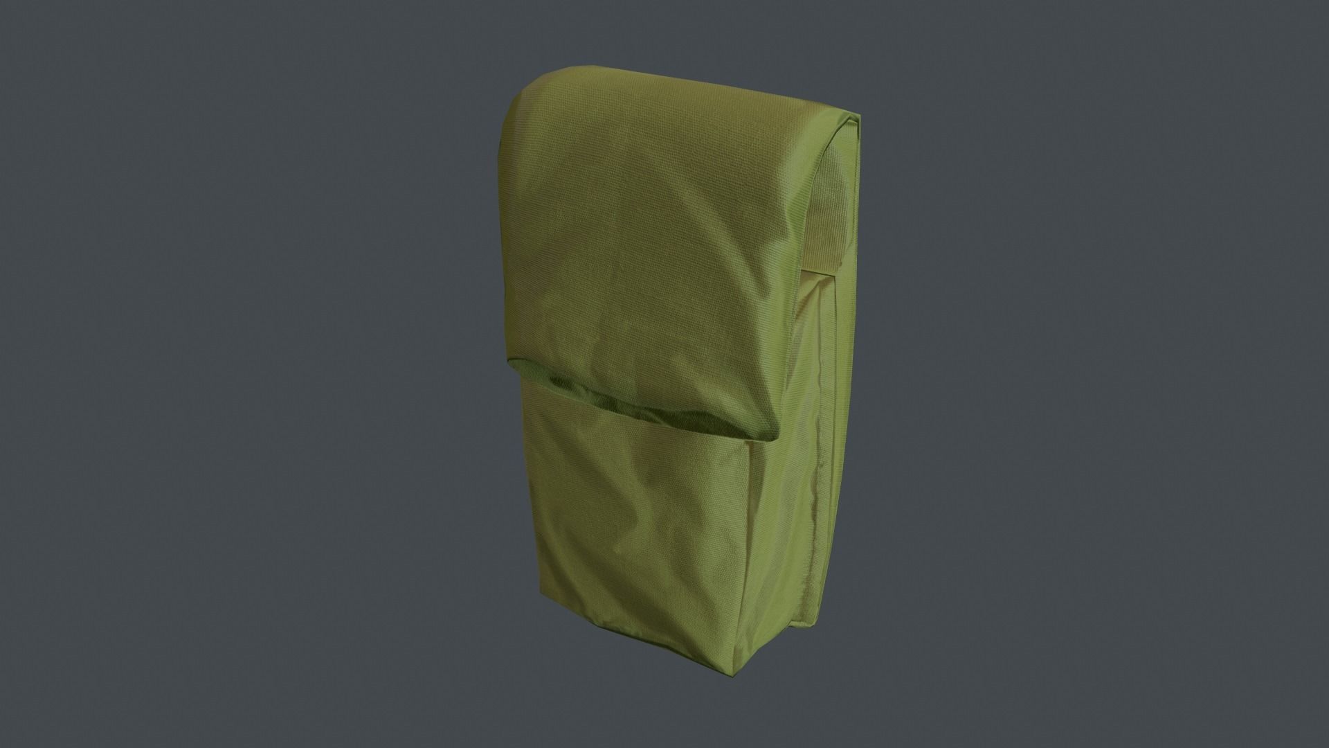 Pouch Low-poly 3D model_15