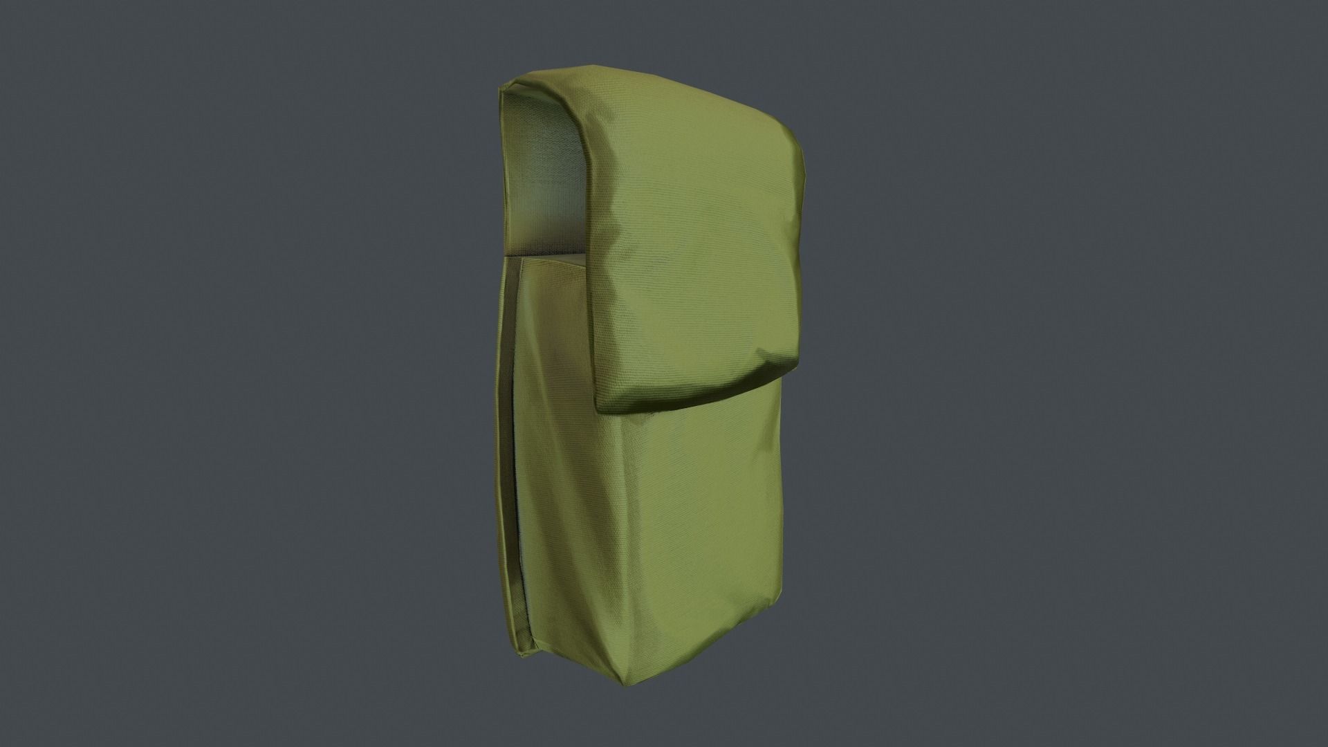 Pouch Low-poly 3D model_28