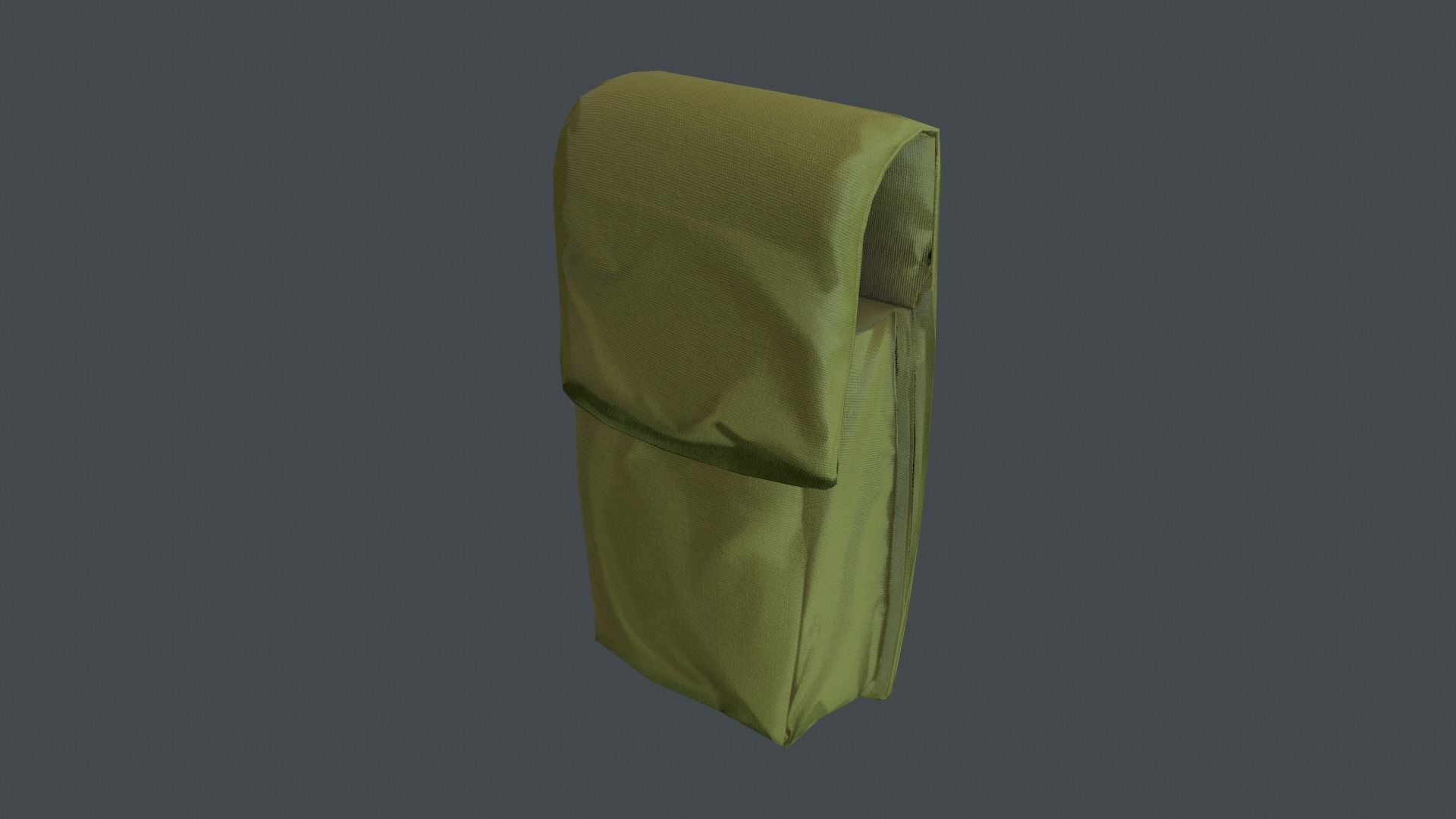 Pouch Low-poly 3D model_22