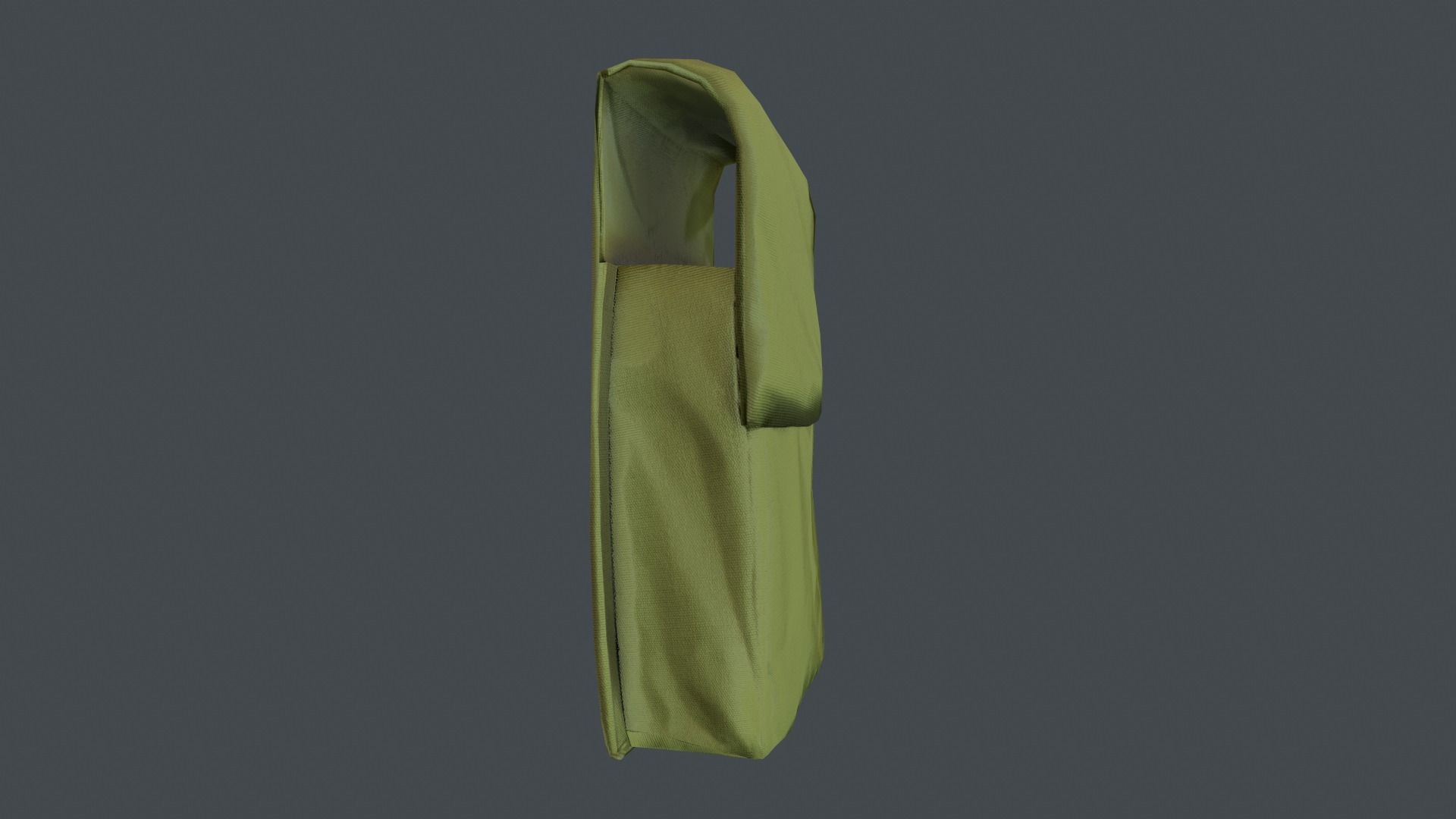 Pouch Low-poly 3D model_43
