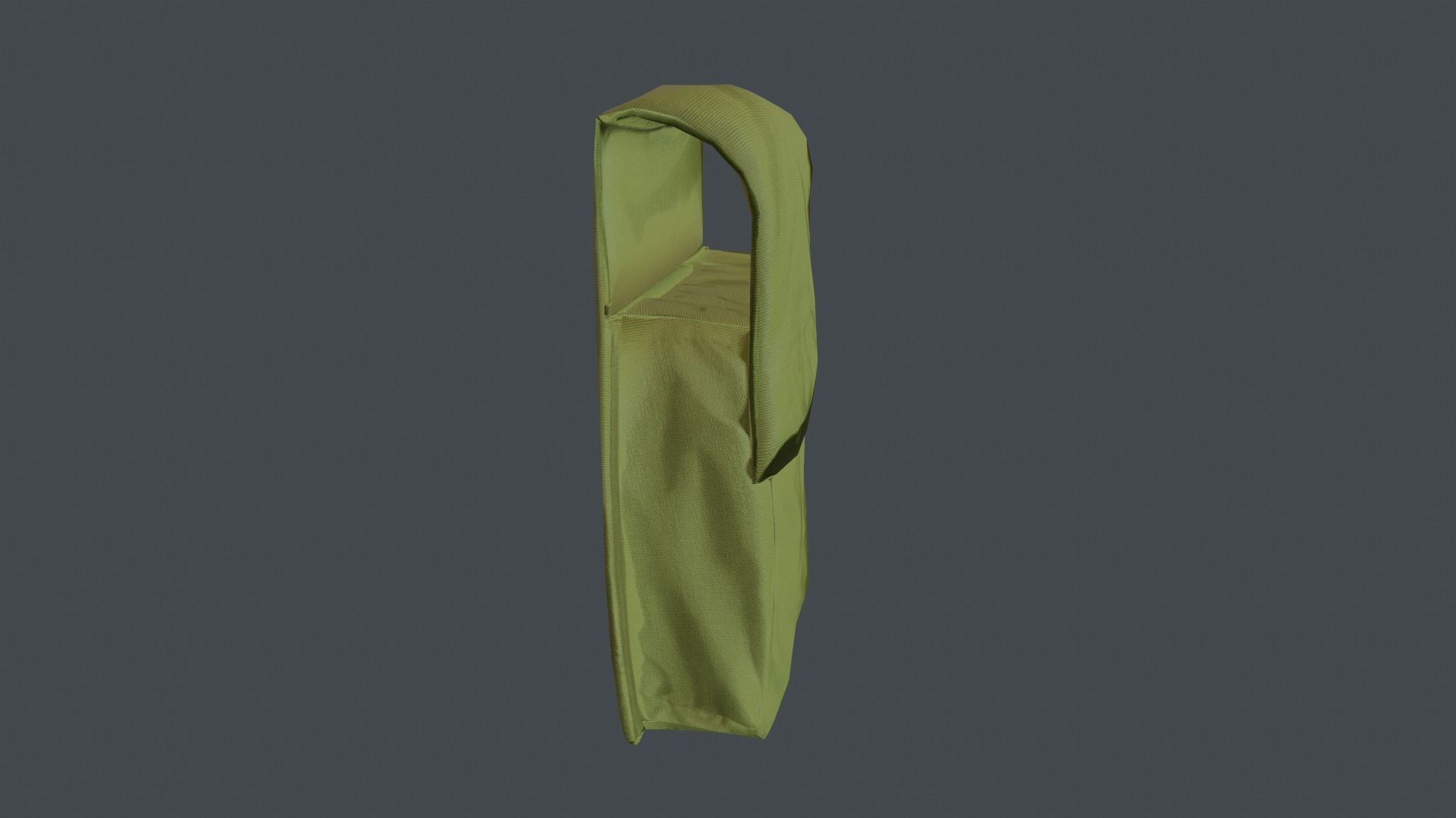 Pouch Low-poly 3D model_20