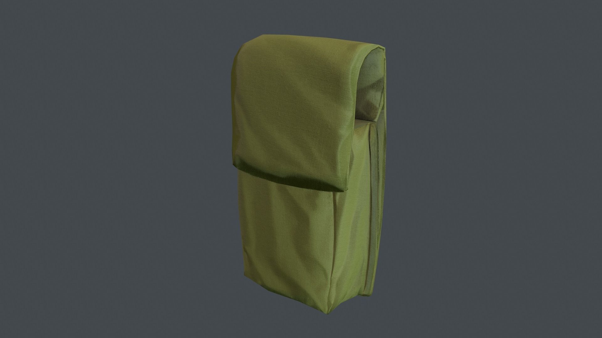 Pouch Low-poly 3D model_37