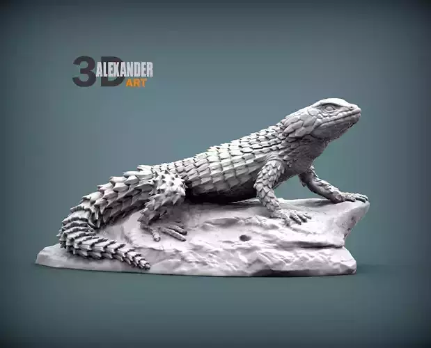 Armadillo Lizard 3D print model