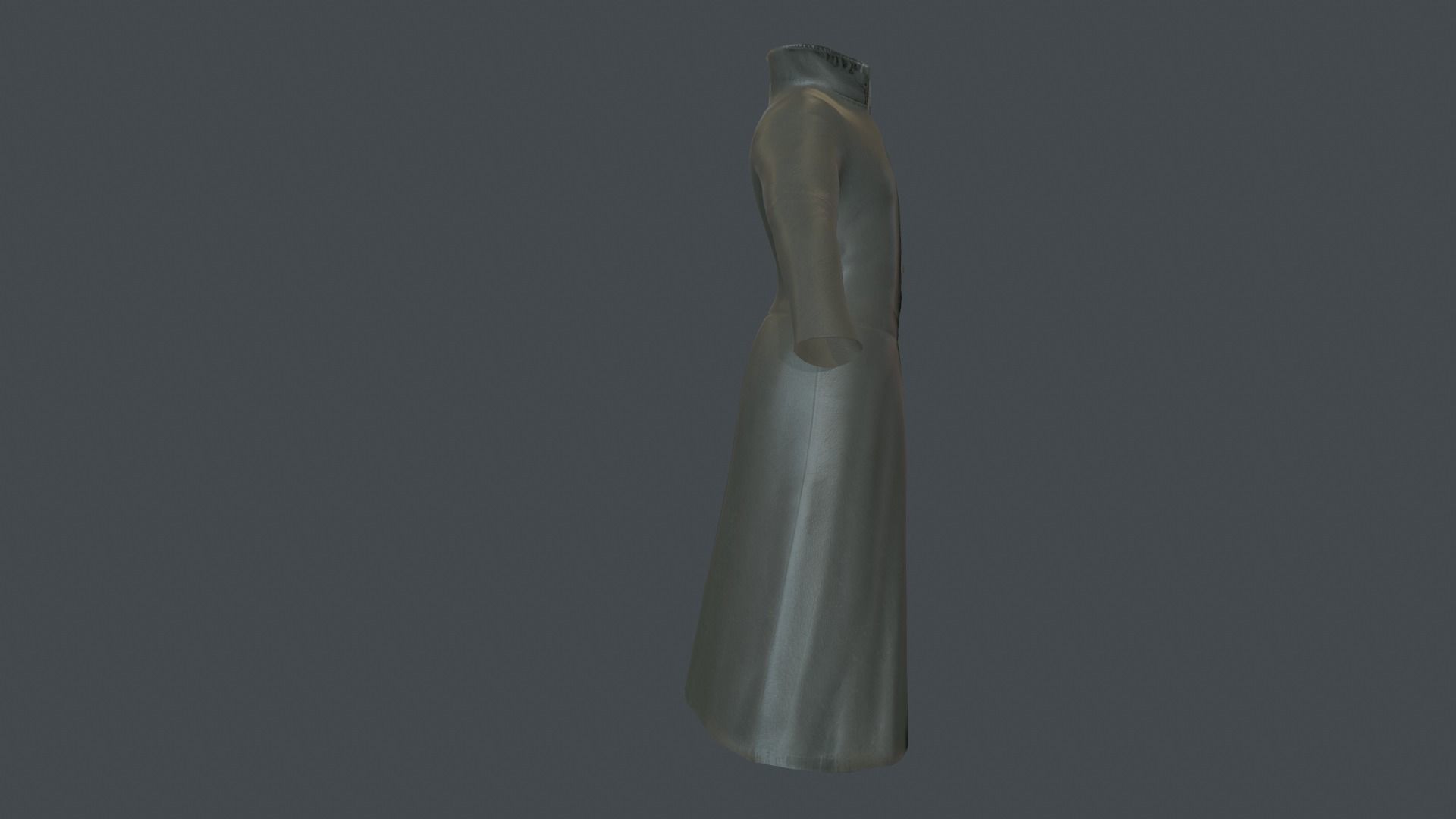 Coat 6 Low-poly 3D model_11