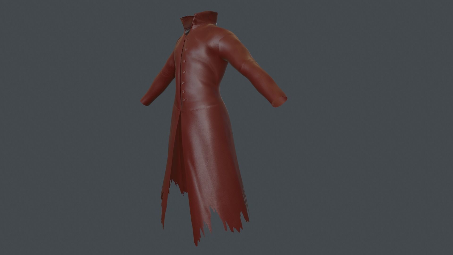 Coat 6 Low-poly 3D model_22