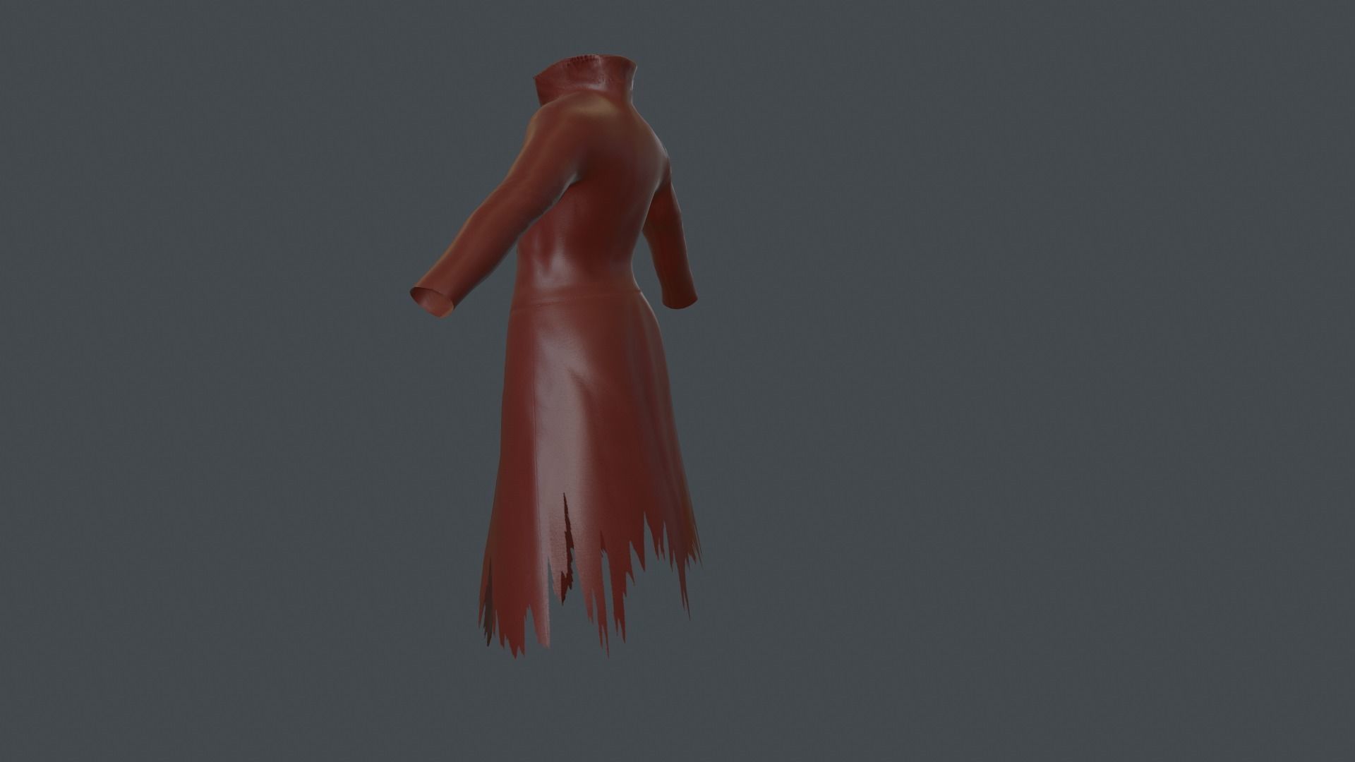 Coat 6 Low-poly 3D model_23