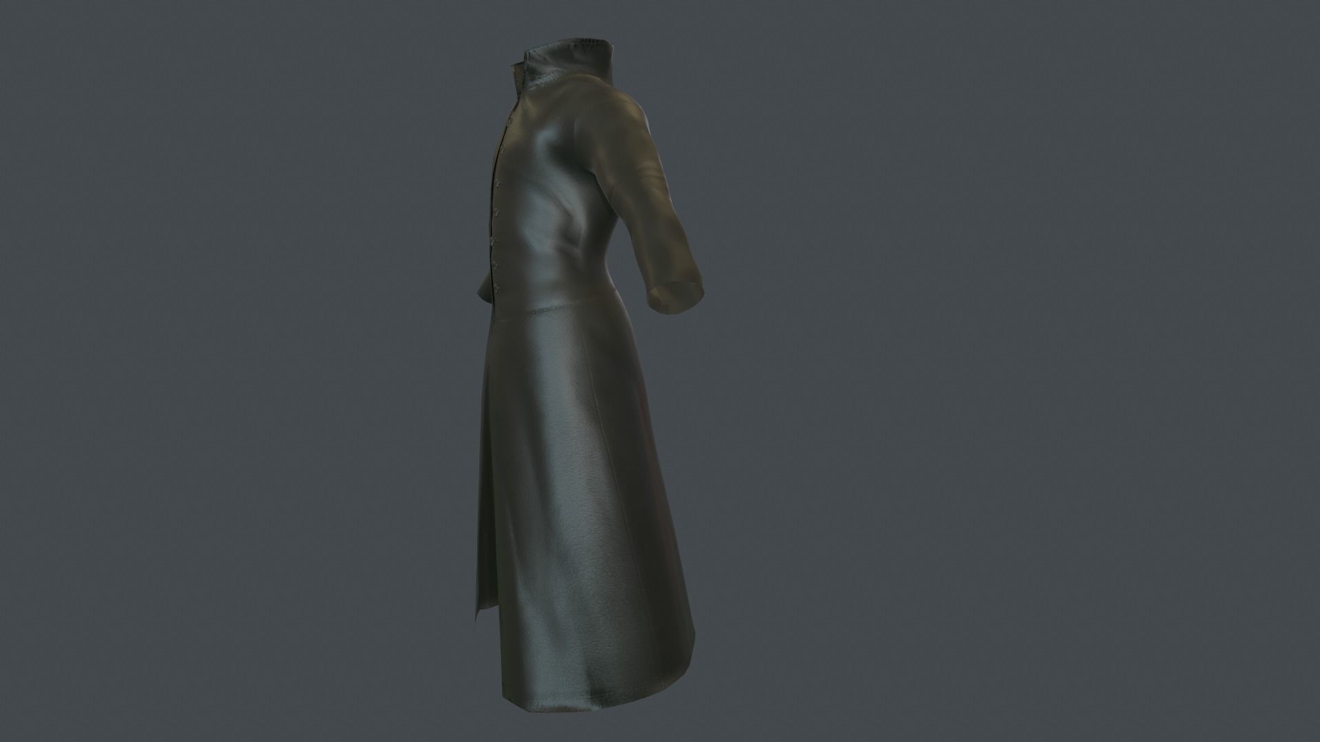 Coat 6 Low-poly 3D model_31