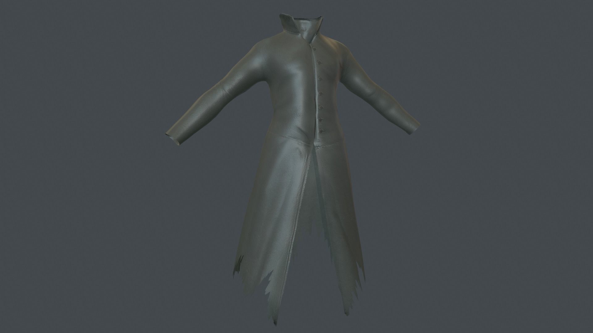 Coat 6 Low-poly 3D model_20
