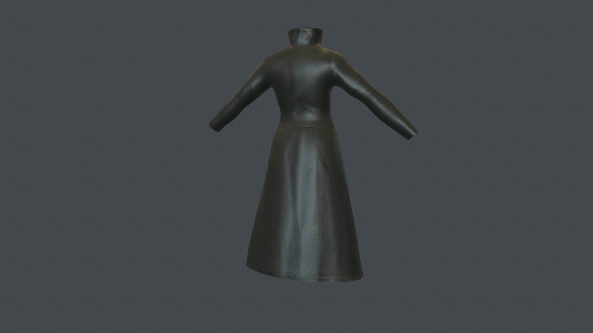 Coat 6 Low-poly 3D model_34