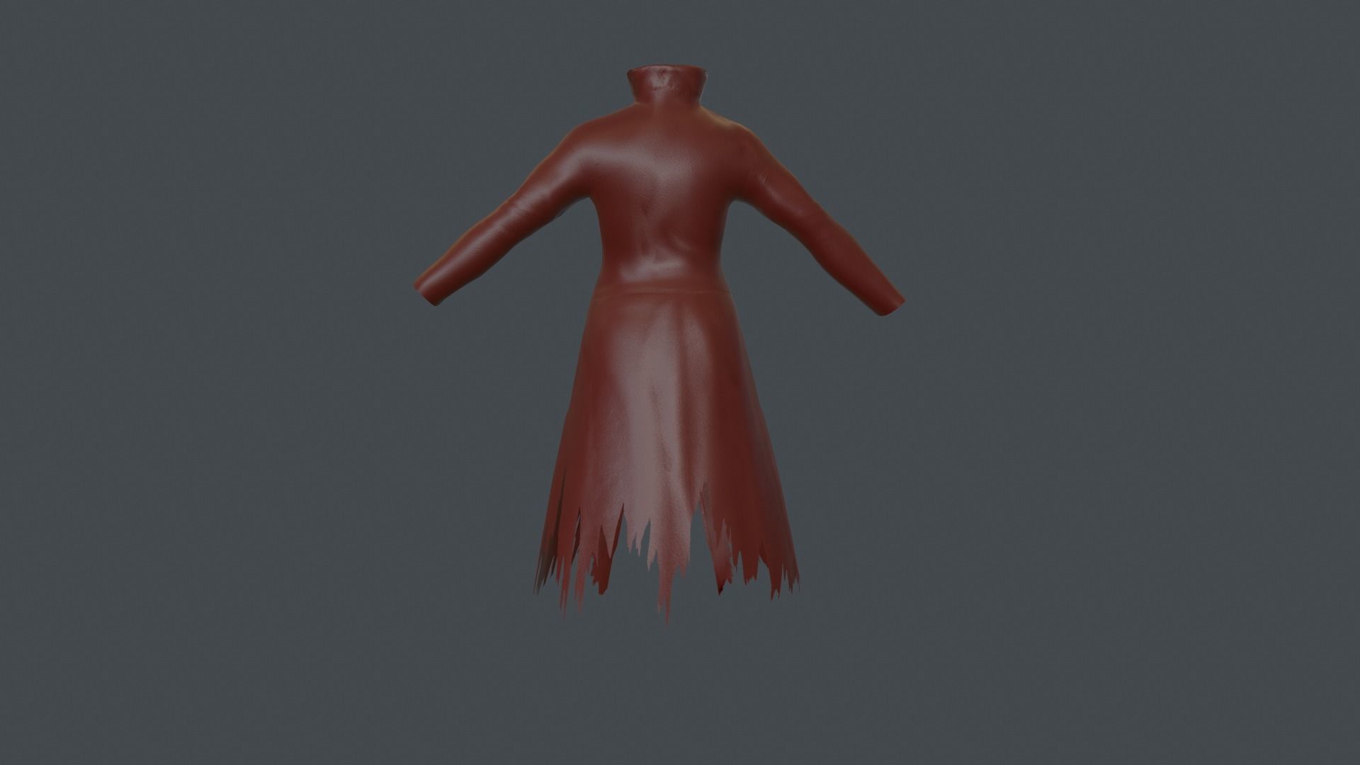Coat 6 Low-poly 3D model_24