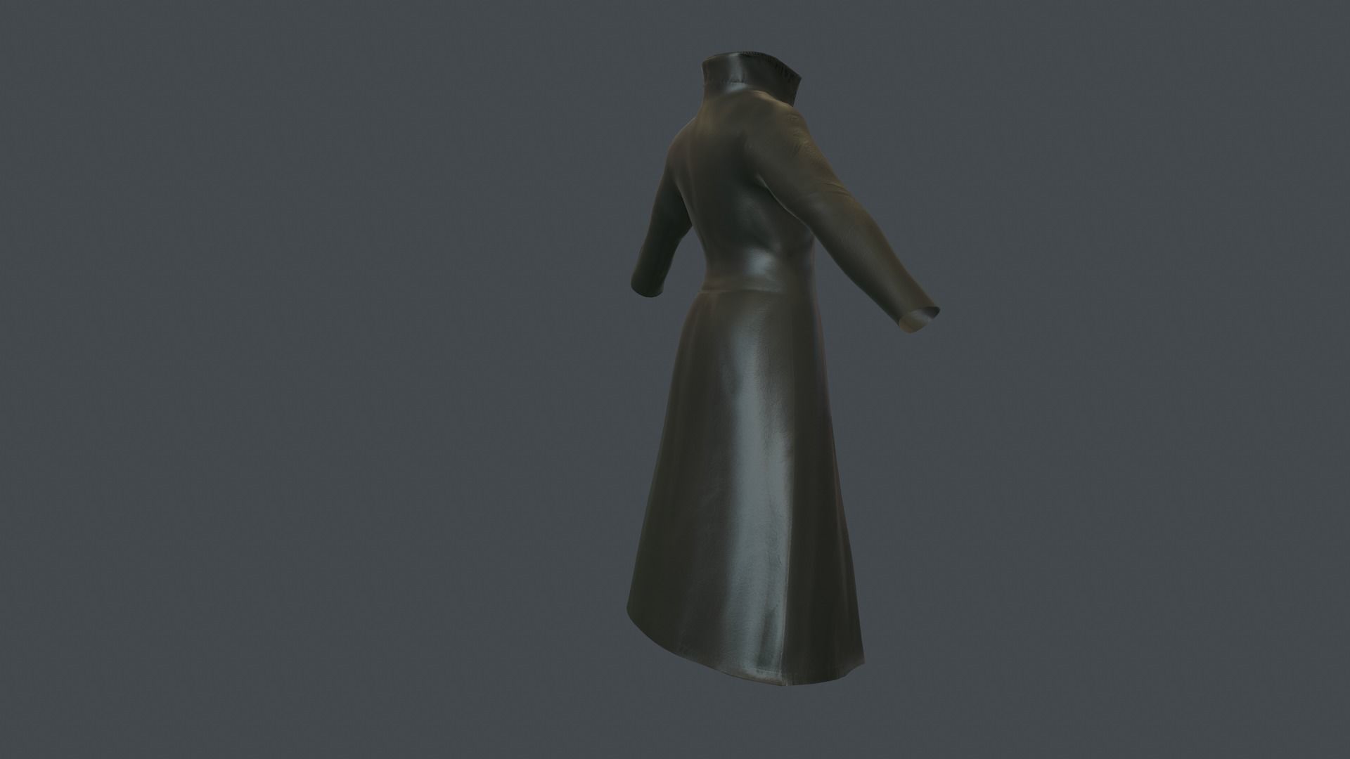 Coat 6 Low-poly 3D model_35