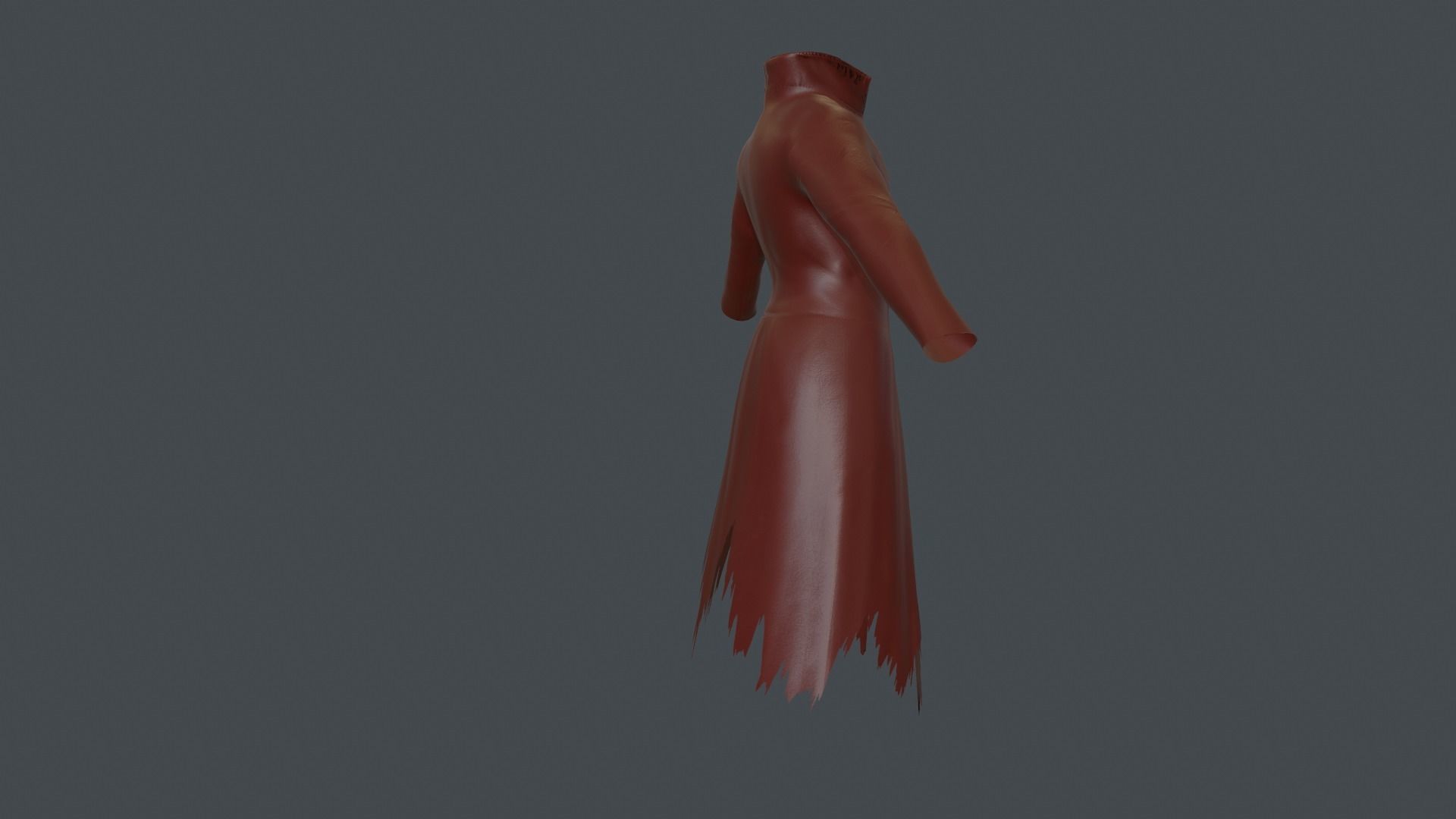 Coat 6 Low-poly 3D model_25
