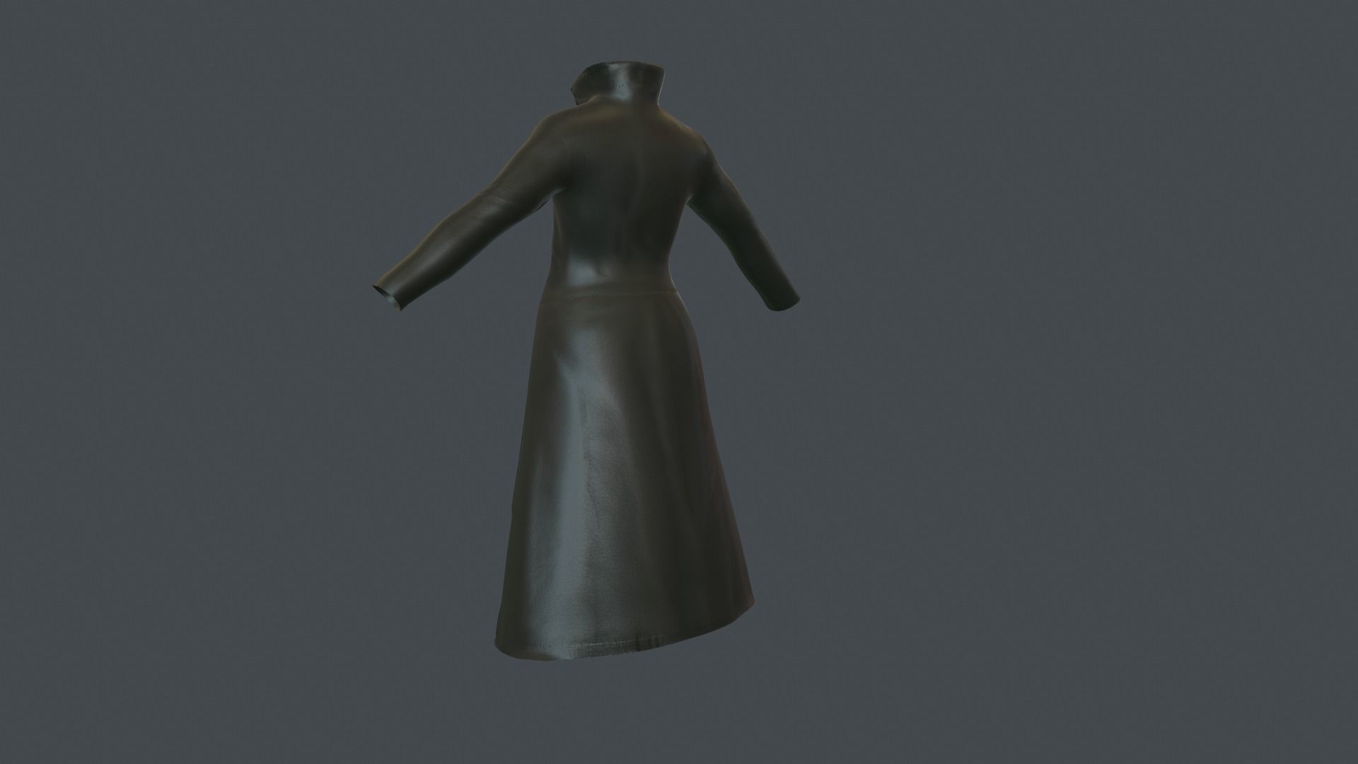 Coat 6 Low-poly 3D model_33