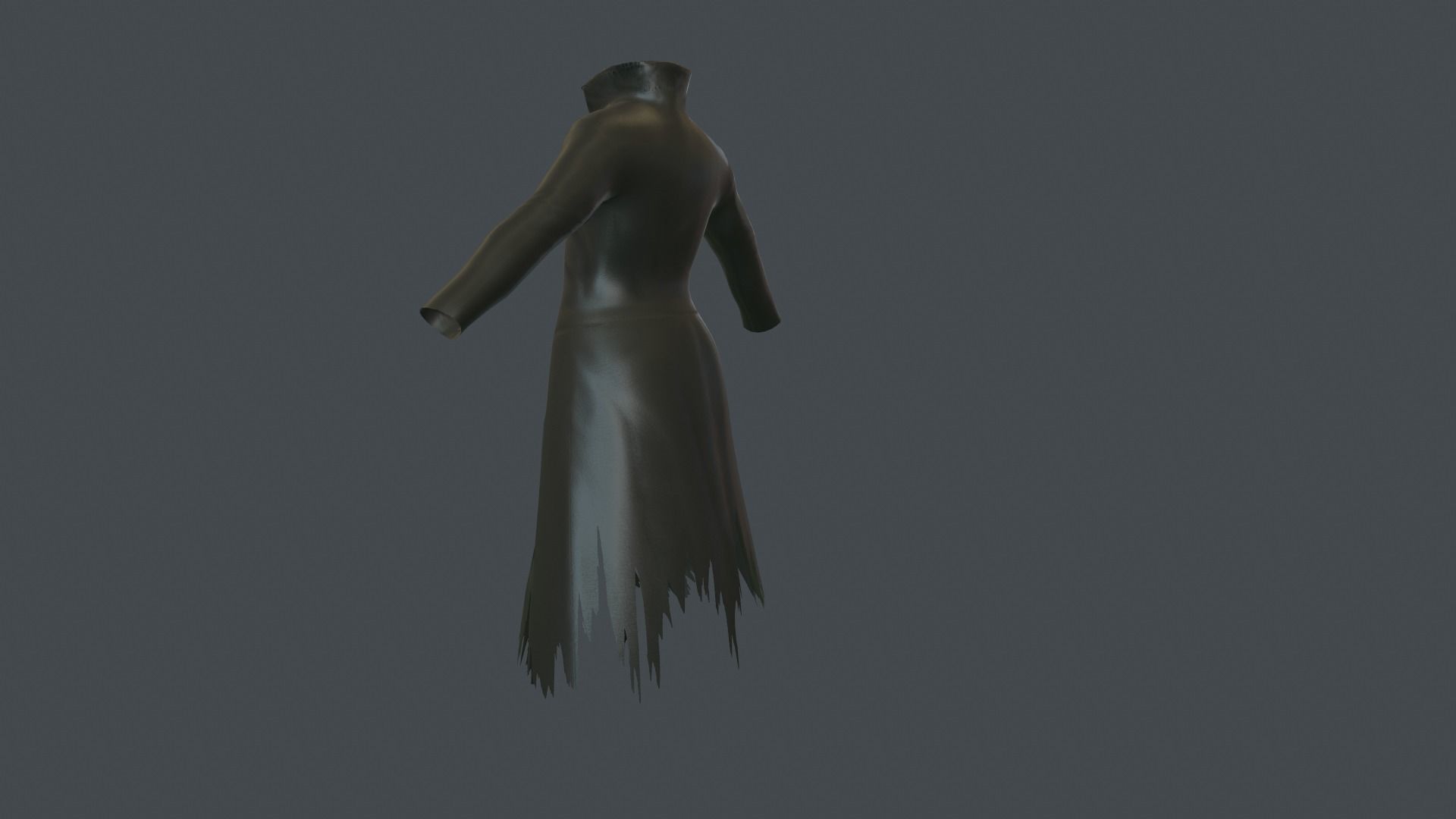 Coat 6 Low-poly 3D model_39