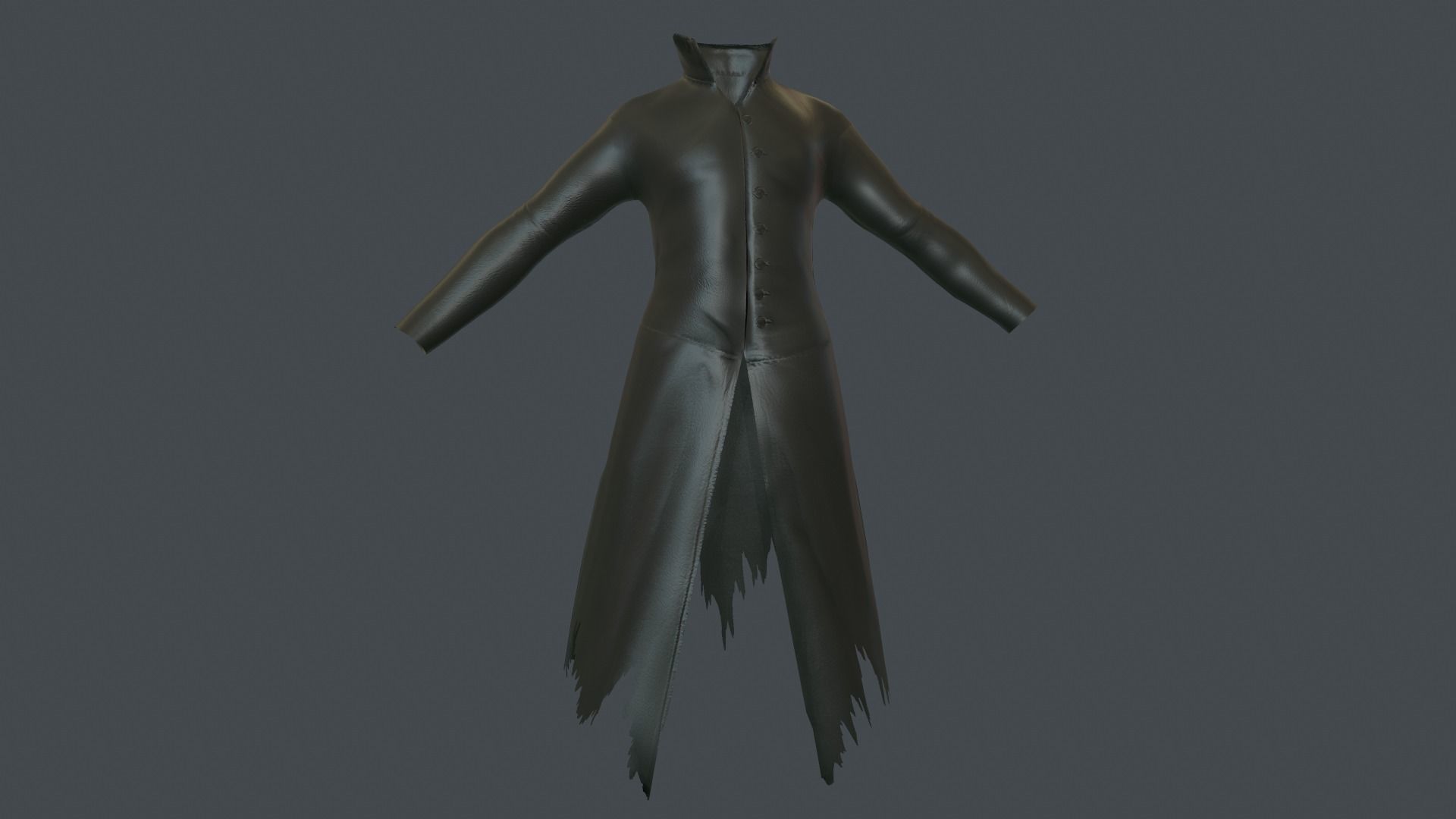 Coat 6 Low-poly 3D model_43