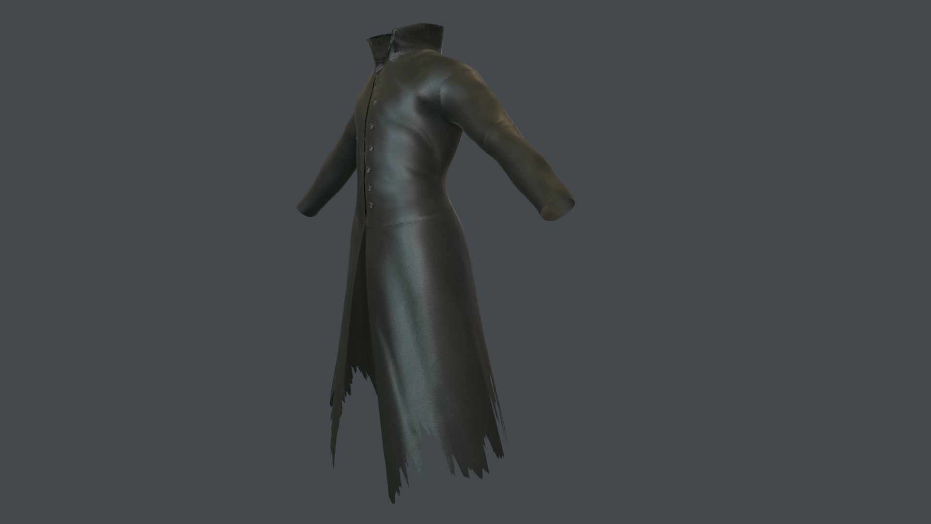 Coat 6 Low-poly 3D model_38