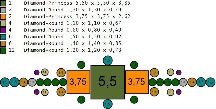Woman Solitaire Ring 1138 3D print model_8