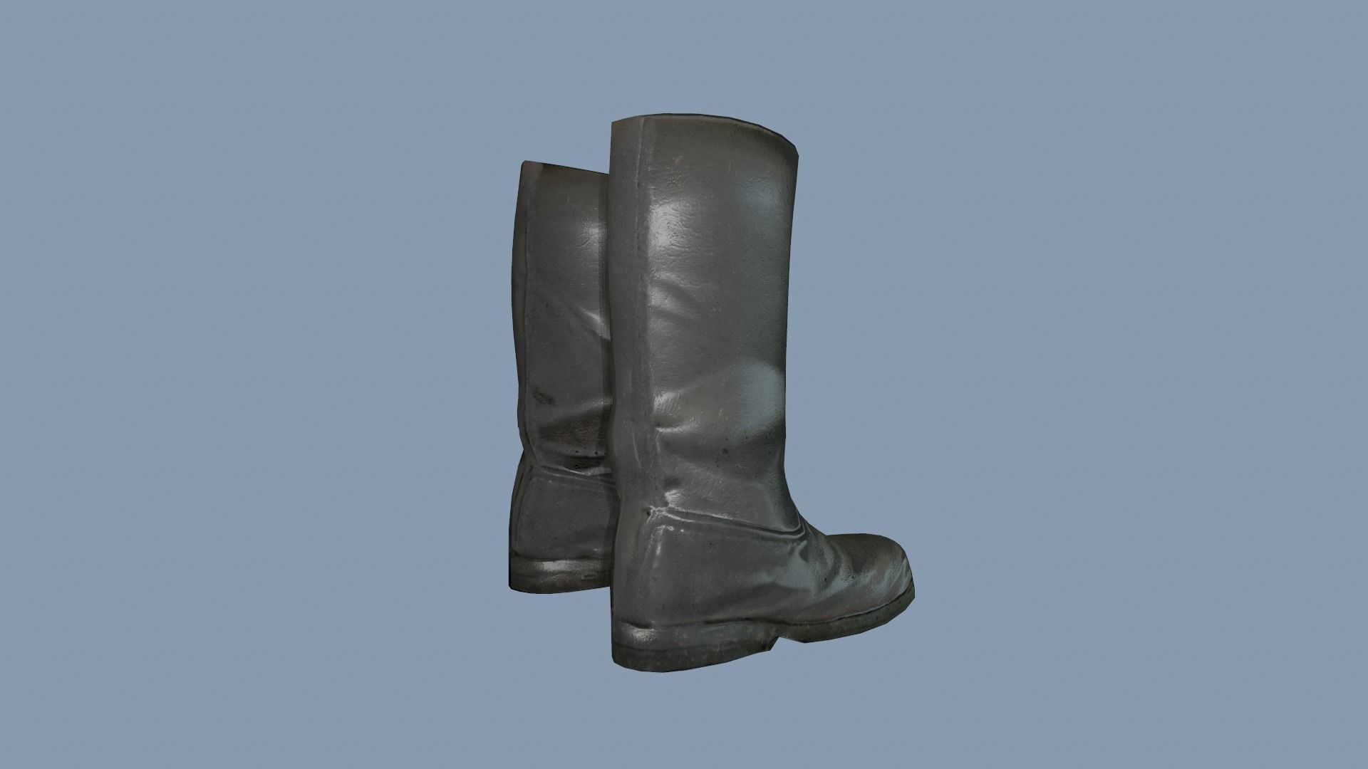Boots Low-poly 3D model_5