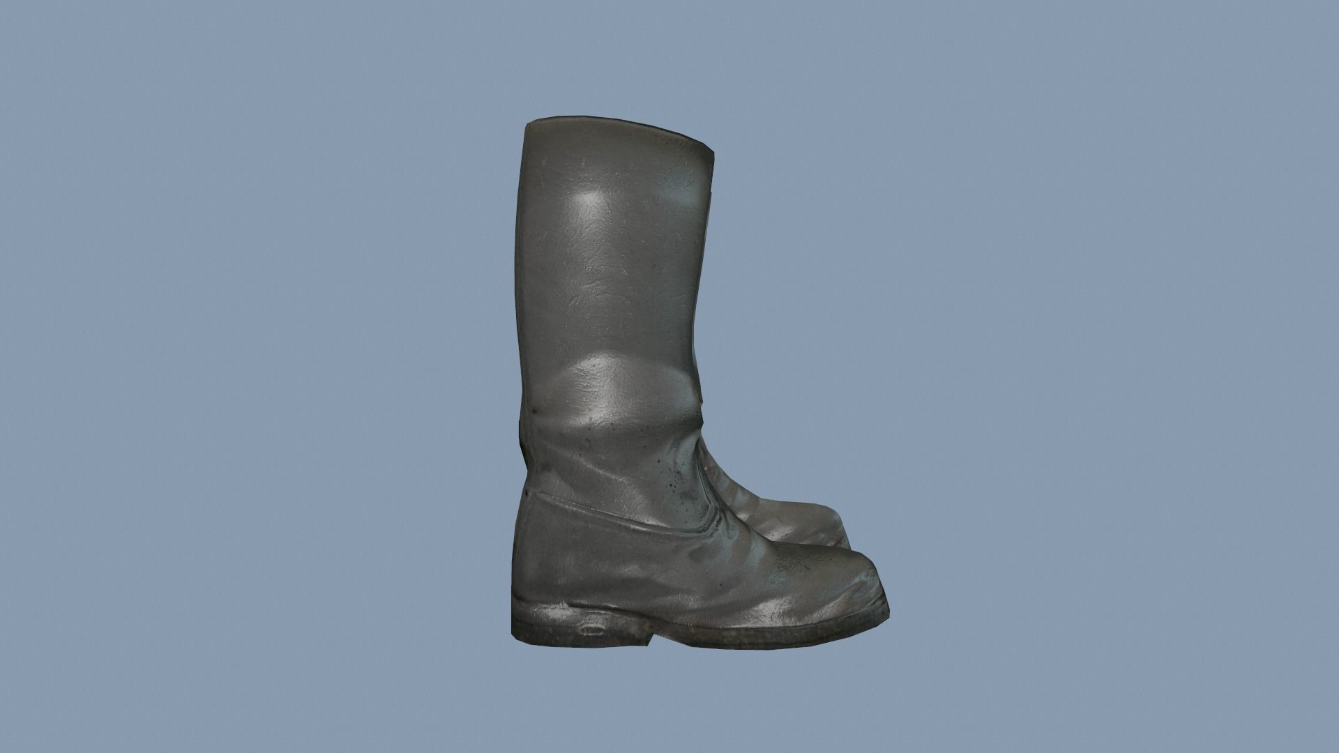 Boots Low-poly 3D model_6