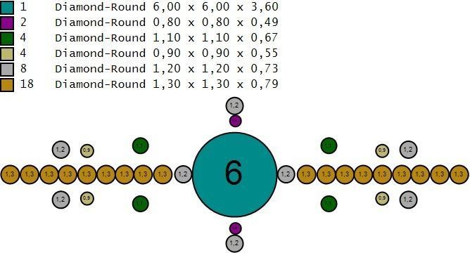 Woman Solitaire Ring 1168 3D print model_9