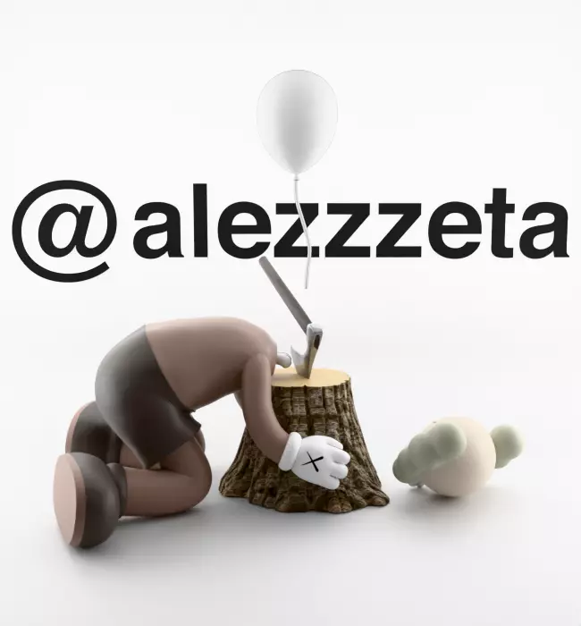 Kaws Beautiful Losers Textured Low-poly 3D model_18