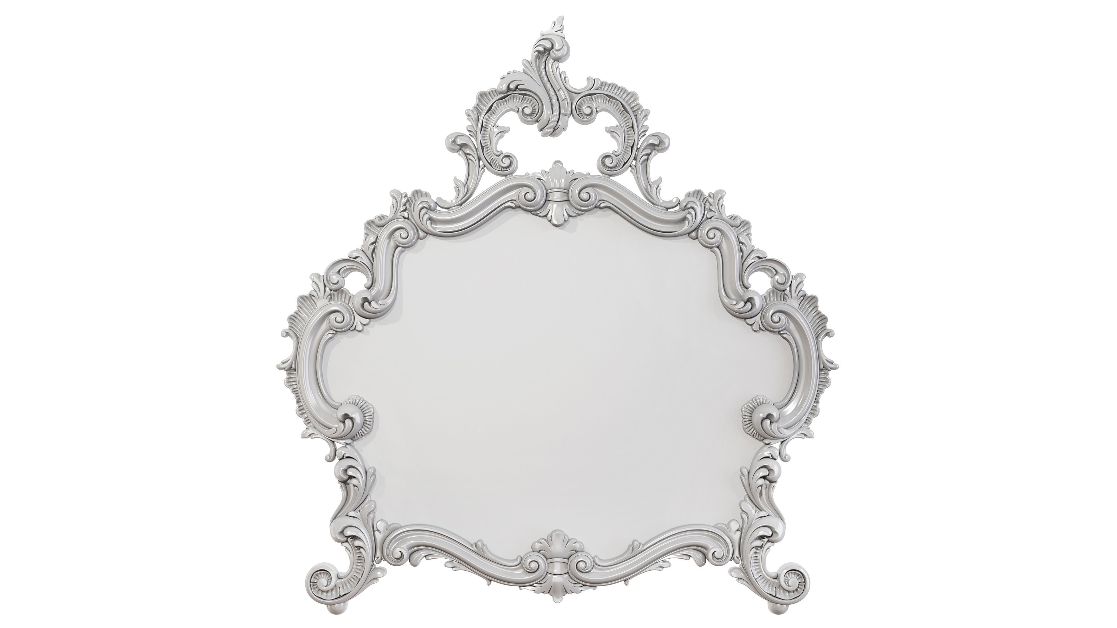 Classic mirror 003 3D model_6
