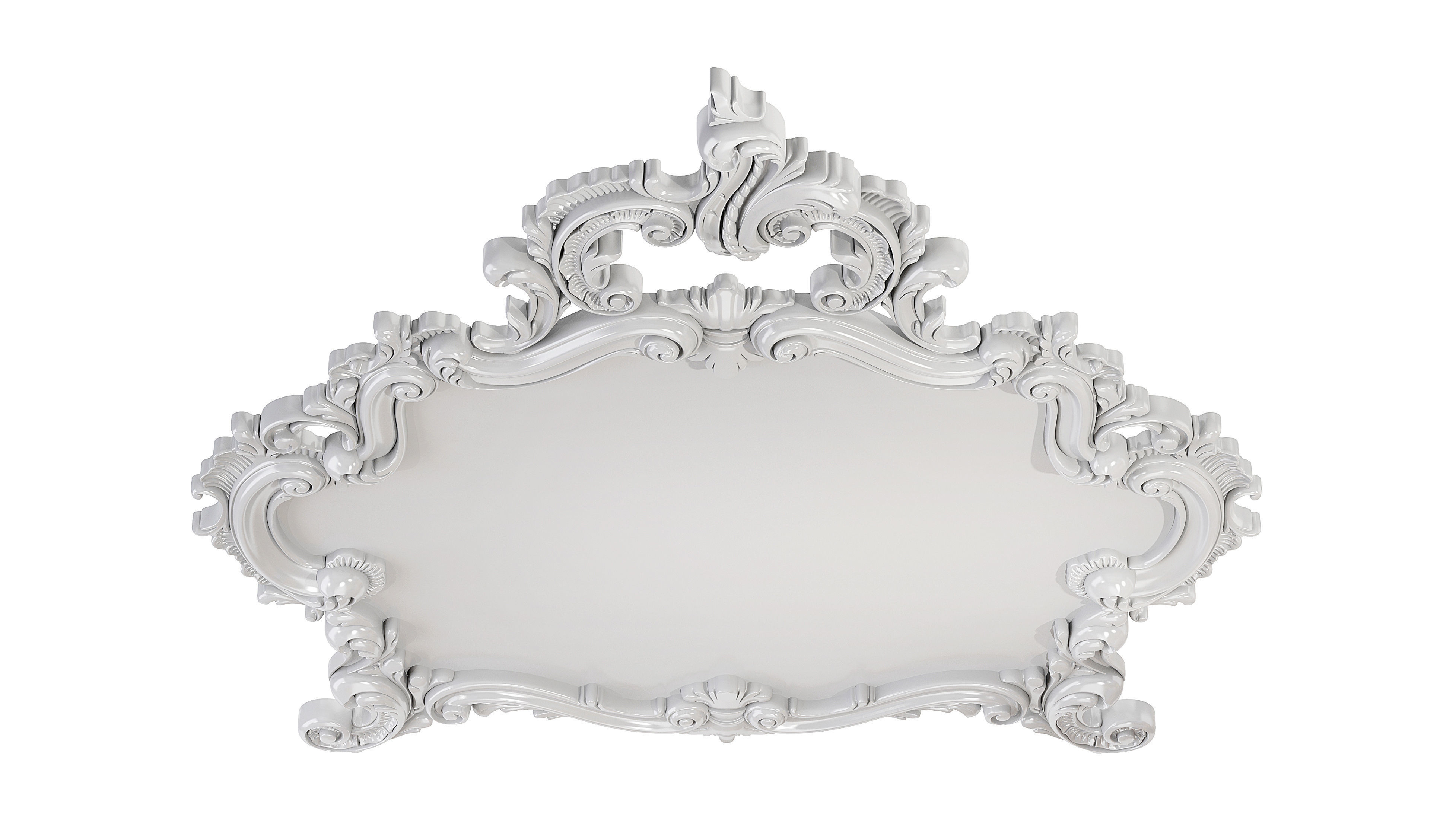 Classic mirror 003 3D model_8