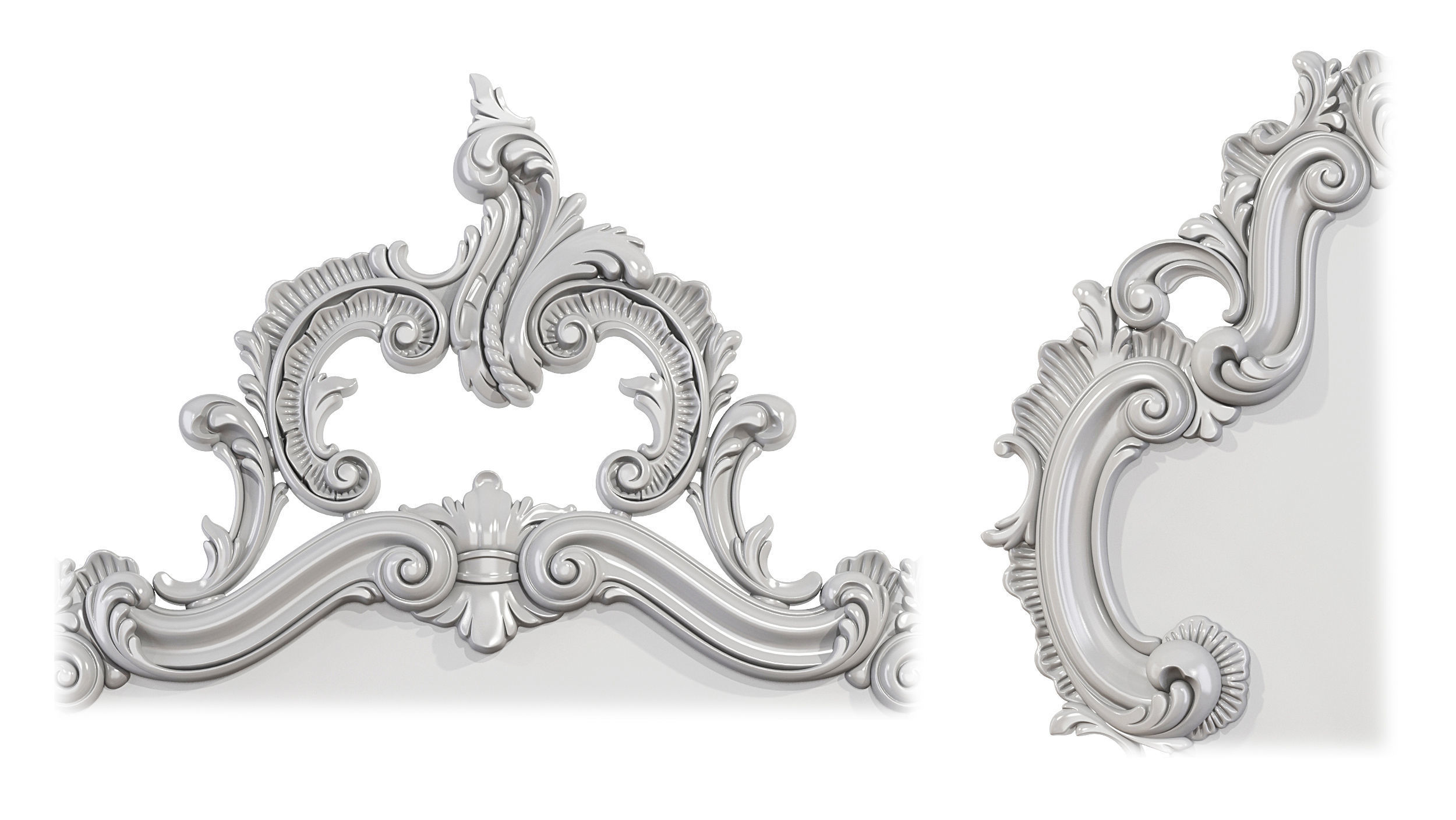 Classic mirror 003 3D model_9