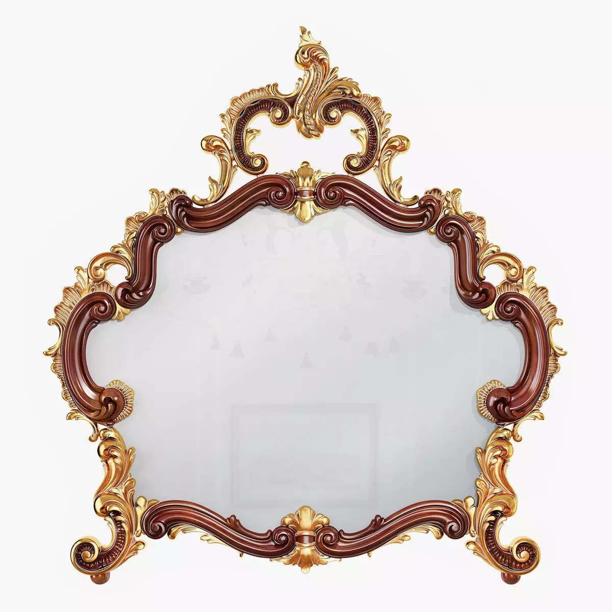 Classic mirror 003 3D model_0