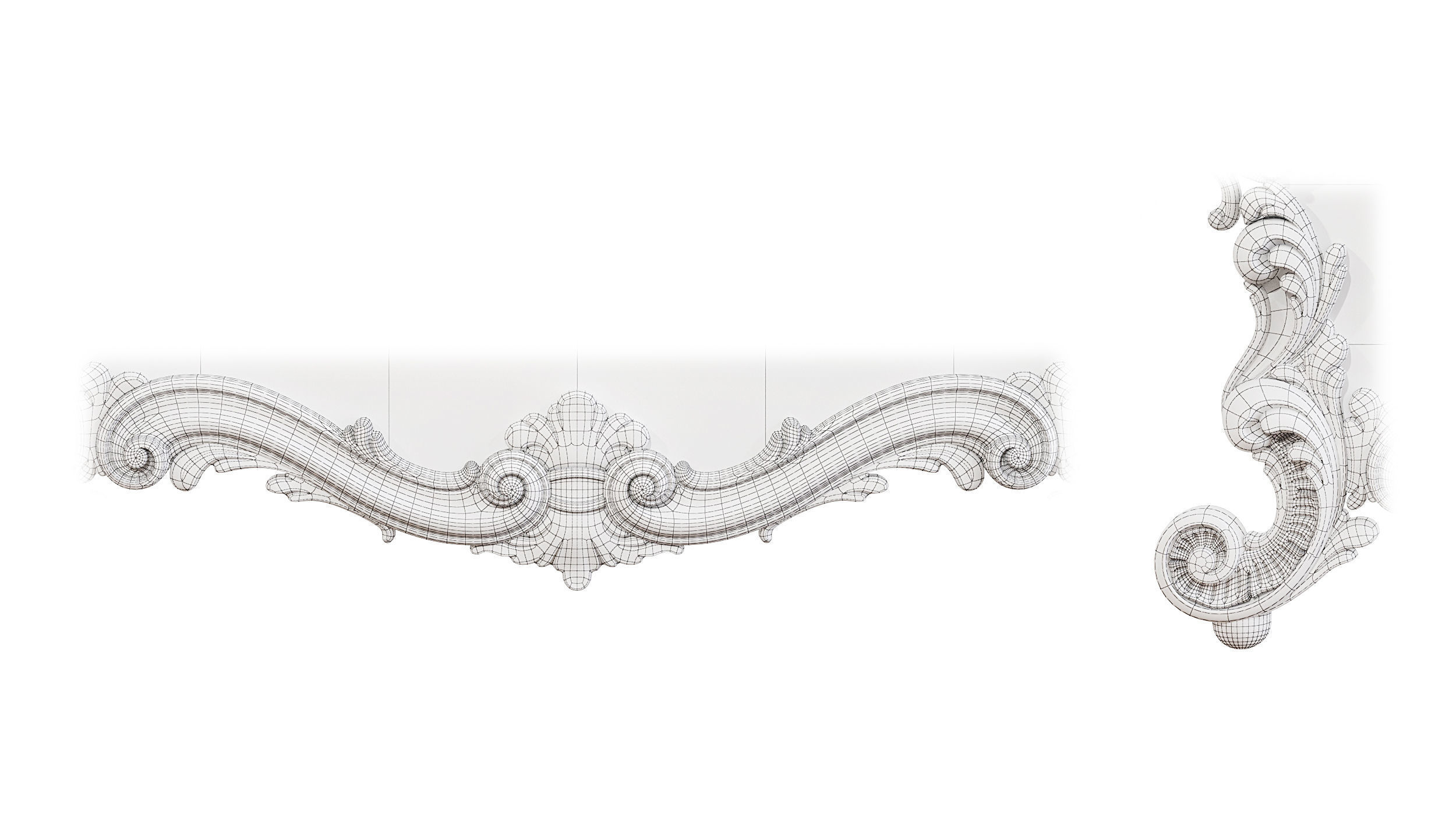 Classic mirror 003 3D model_14