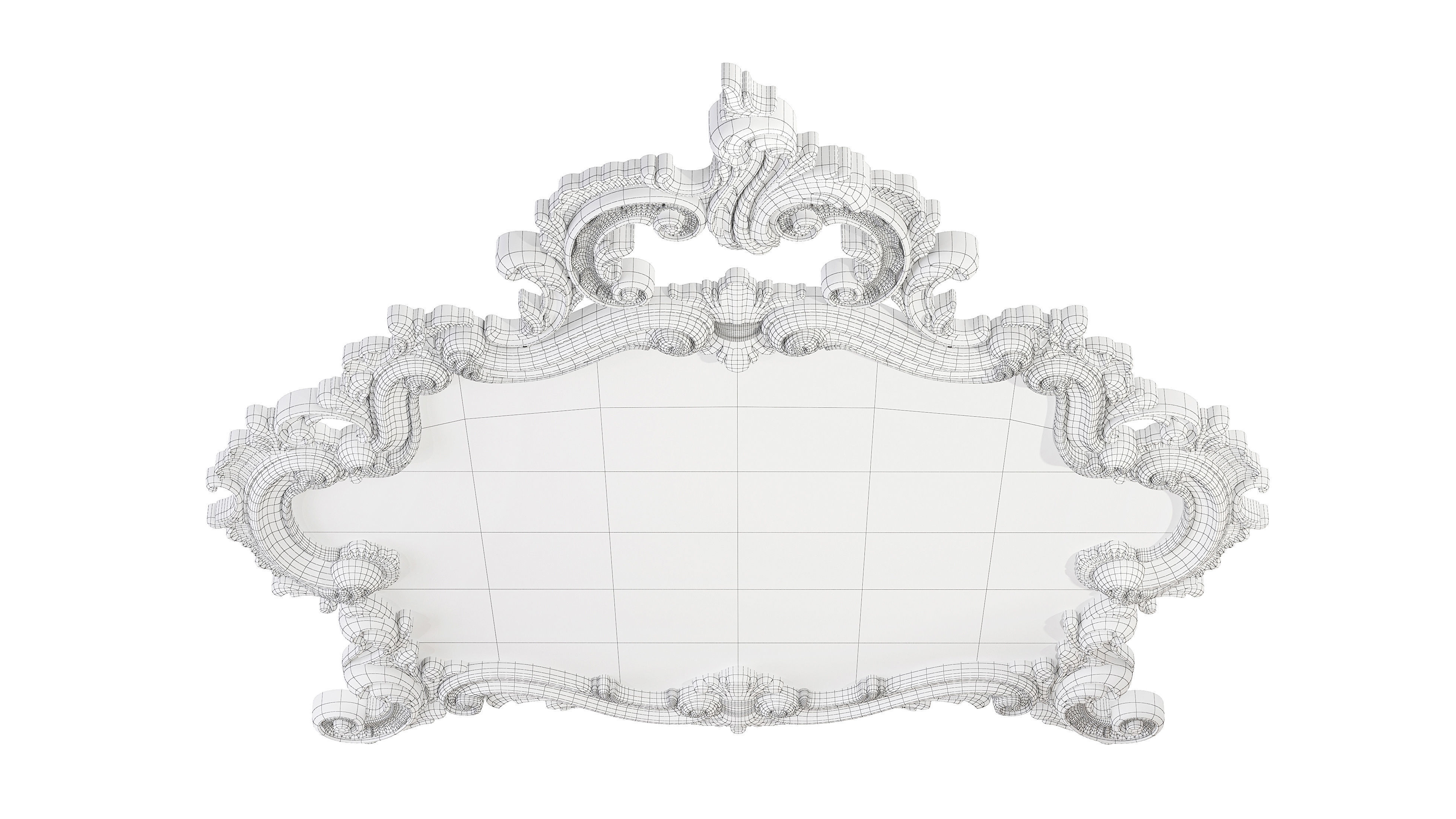 Classic mirror 003 3D model_13