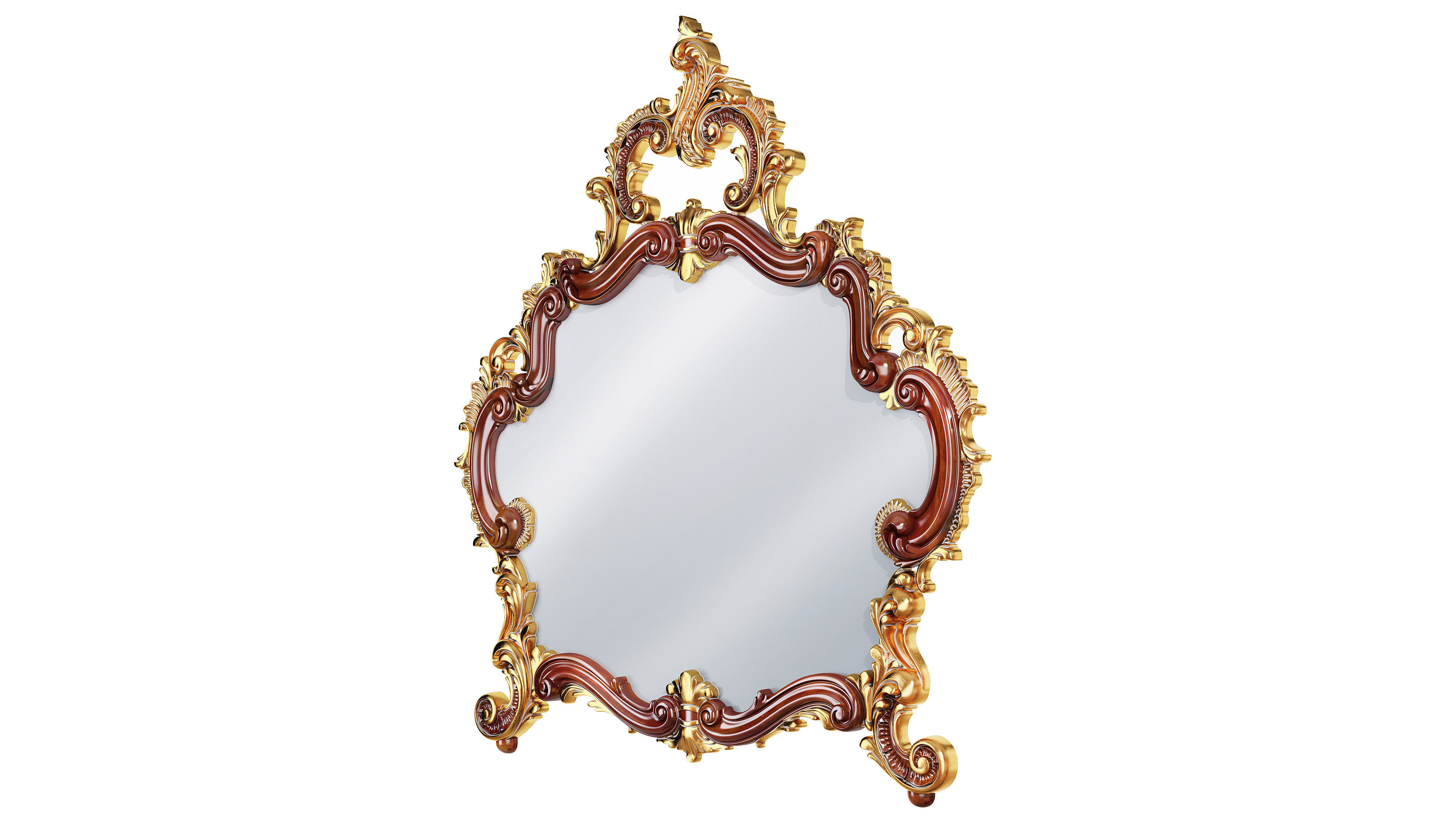 Classic mirror 003 3D model_1