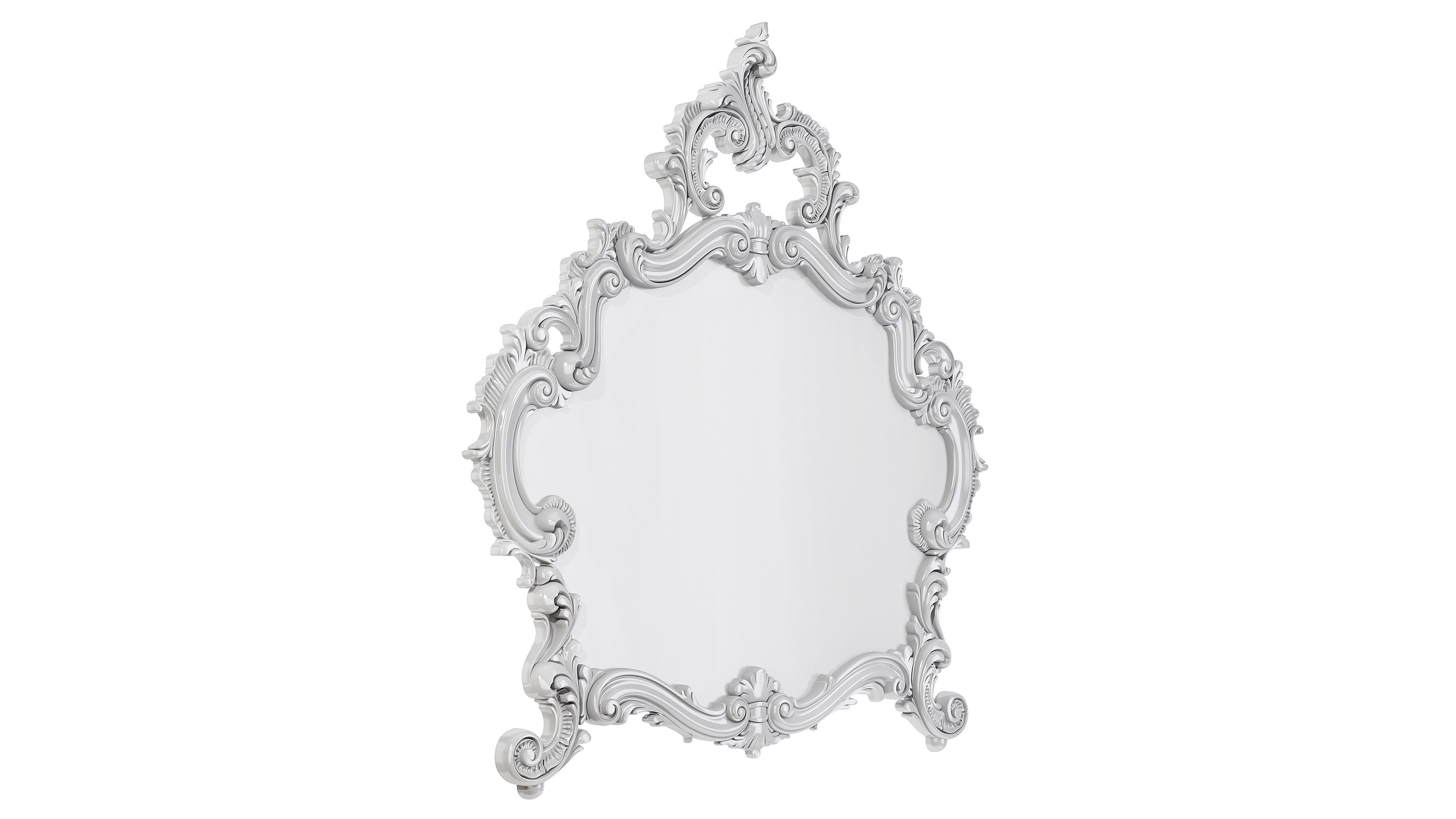 Classic mirror 003 3D model_7