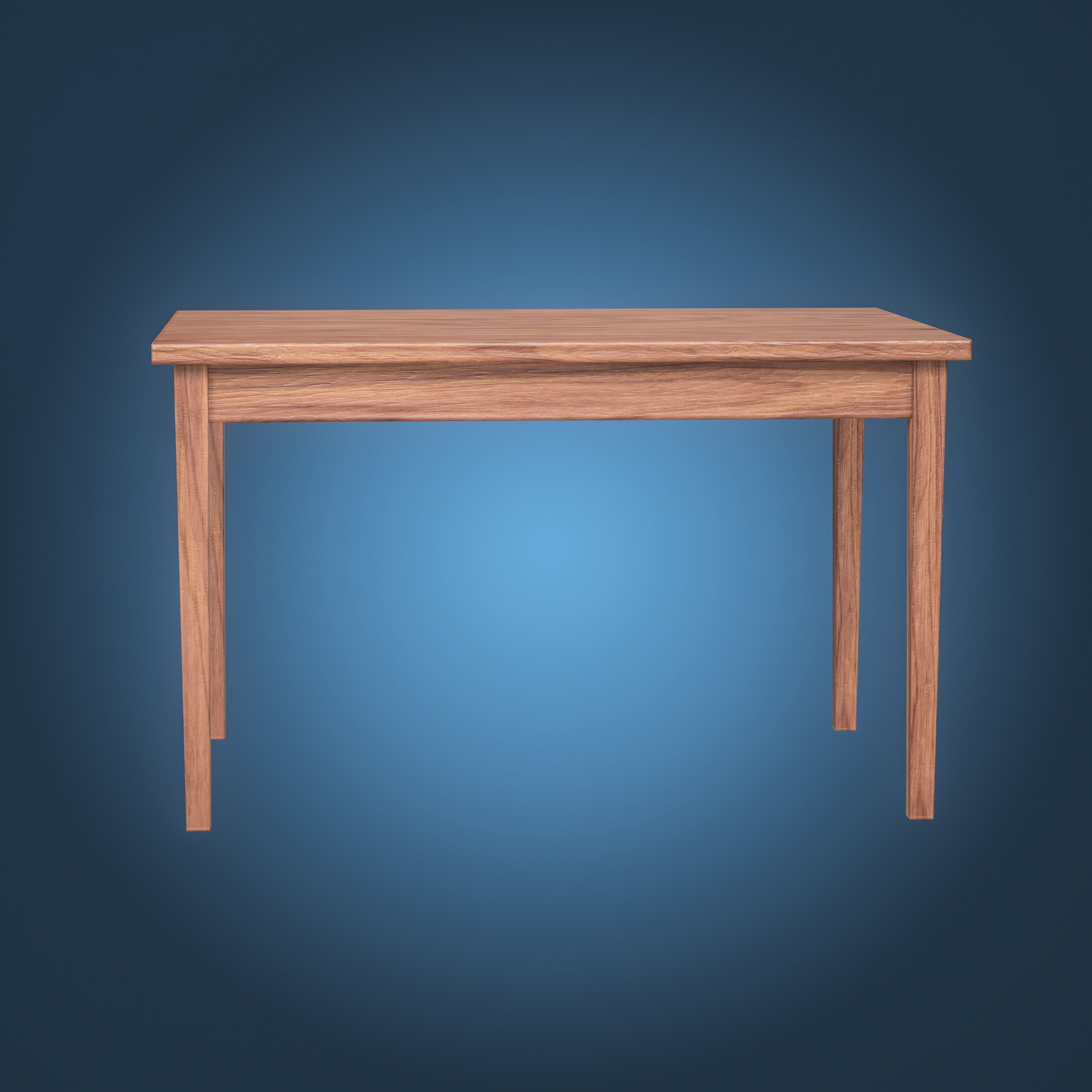 Table Low-poly 3D model_6
