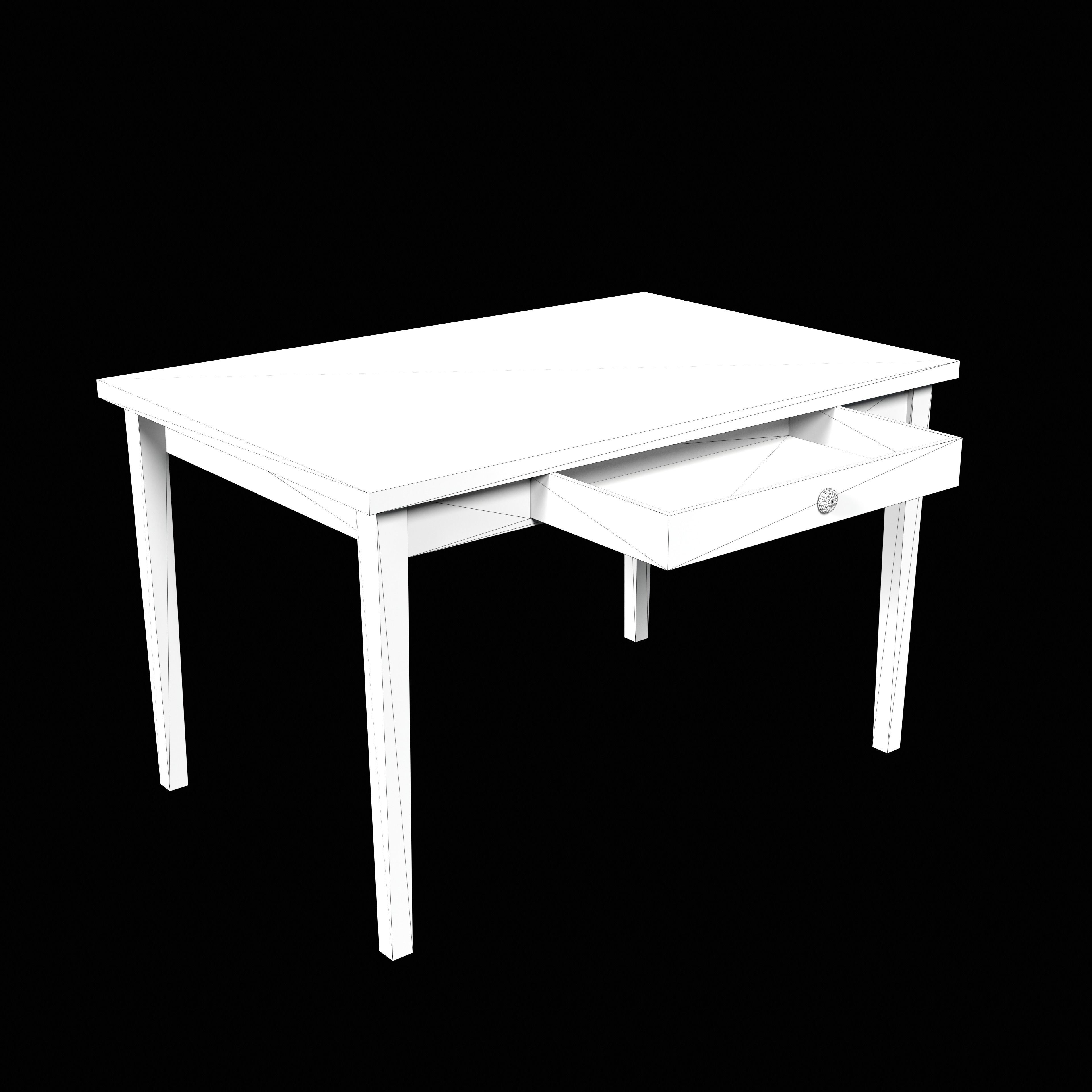 Table Low-poly 3D model_17