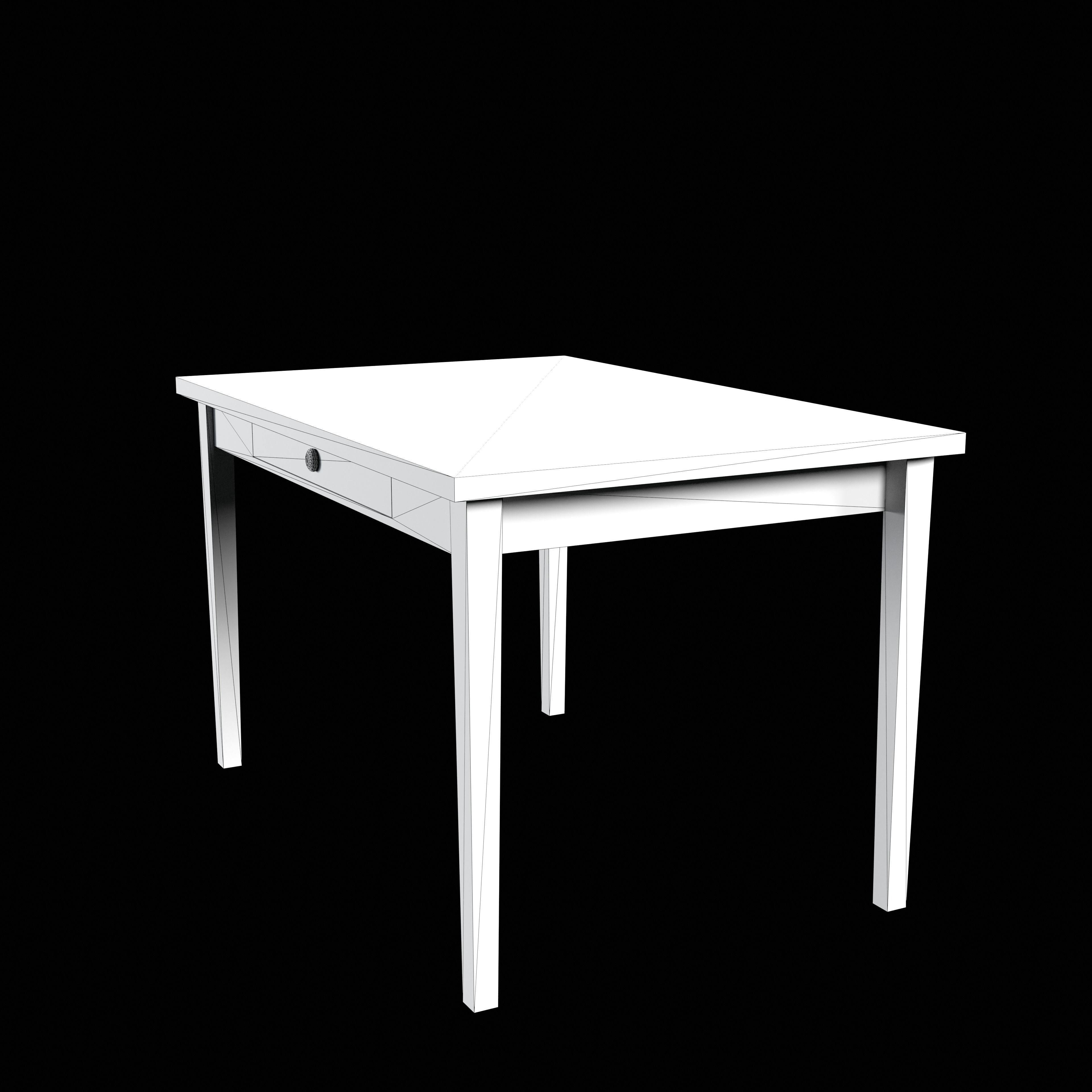 Table Low-poly 3D model_14