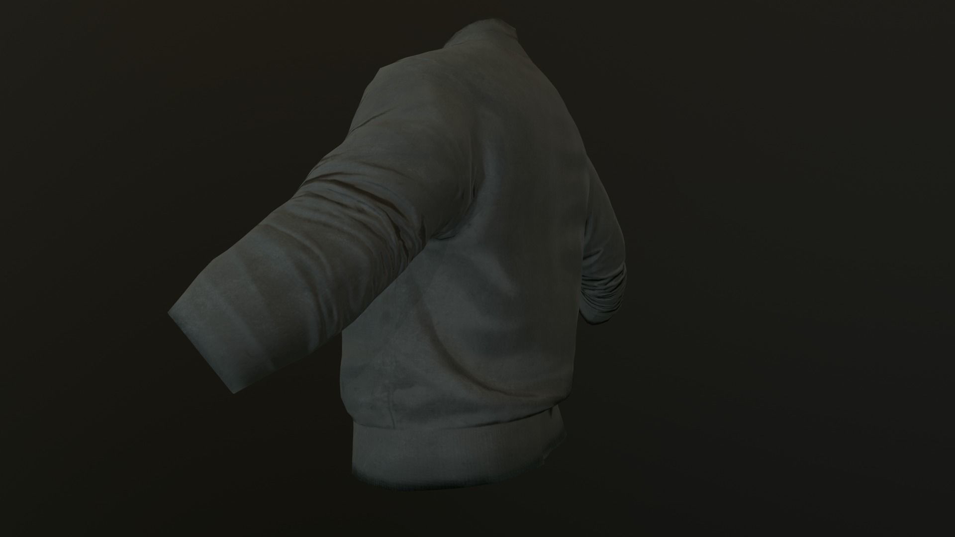 jacket 4 Low-poly 3D model_14