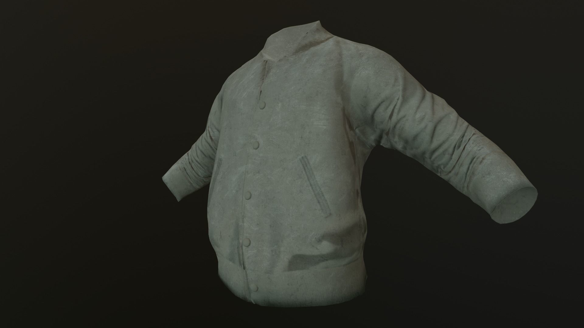 jacket 4 Low-poly 3D model_3