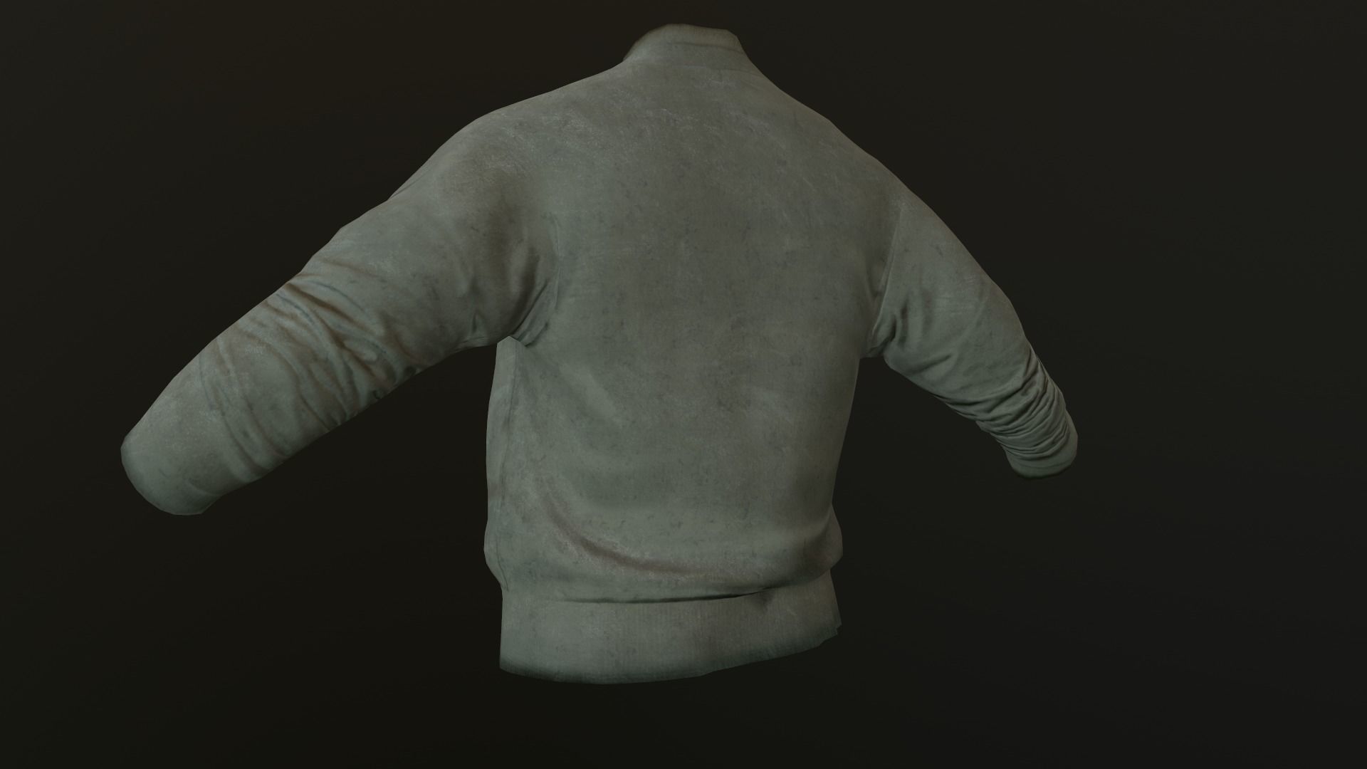 jacket 4 Low-poly 3D model_6