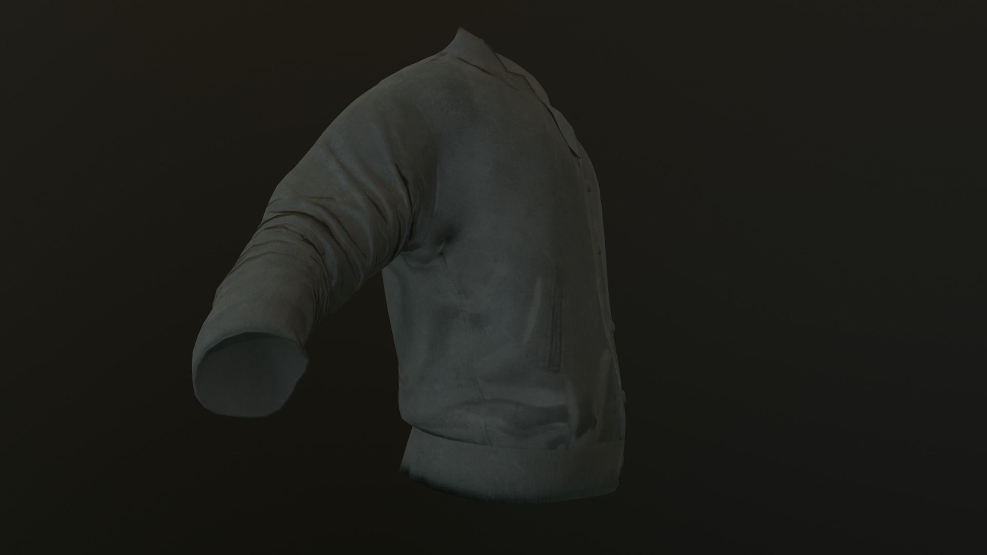 jacket 4 Low-poly 3D model_19