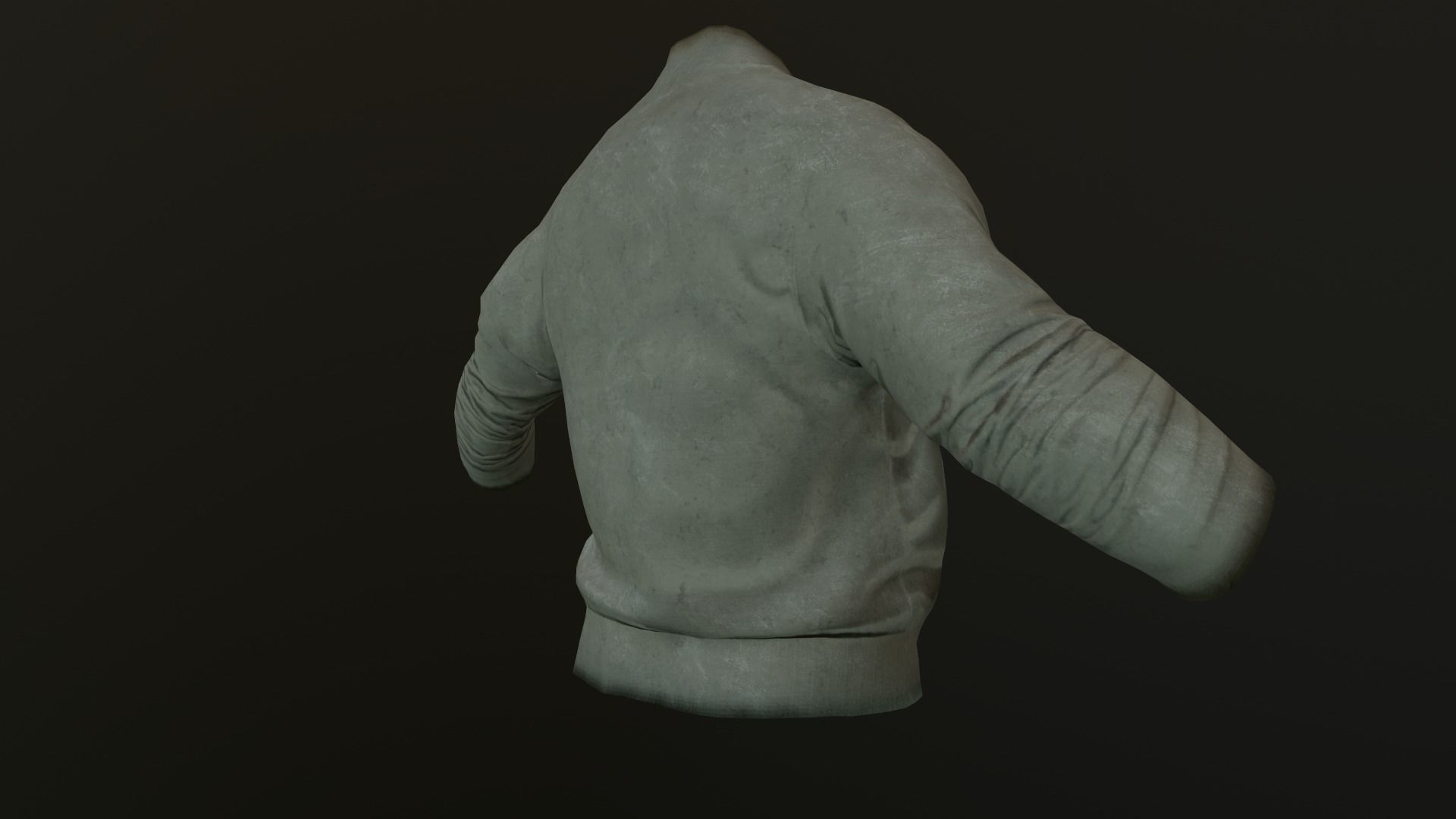 jacket 4 Low-poly 3D model_8