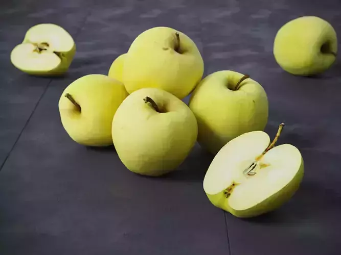 Golden Apples  3D model