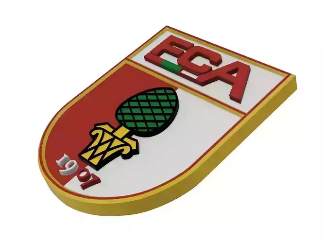 FC Augsburg Wall Sign  3D print model