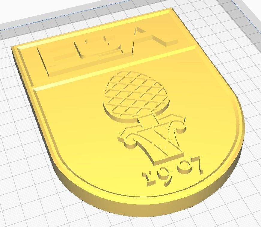 FC Augsburg Wall Sign 3D print model_8