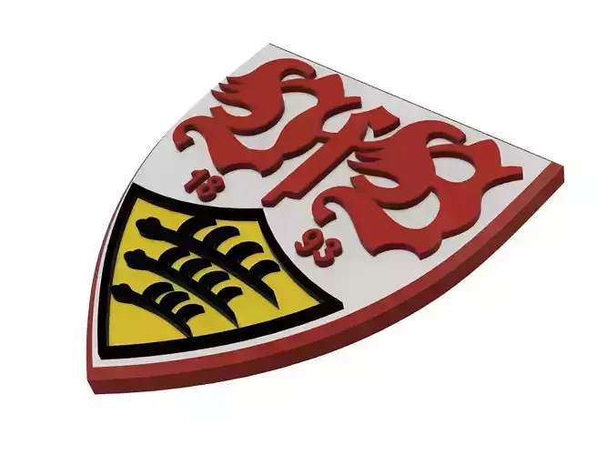 VFB Stuttgart Wall Sign 3D print model