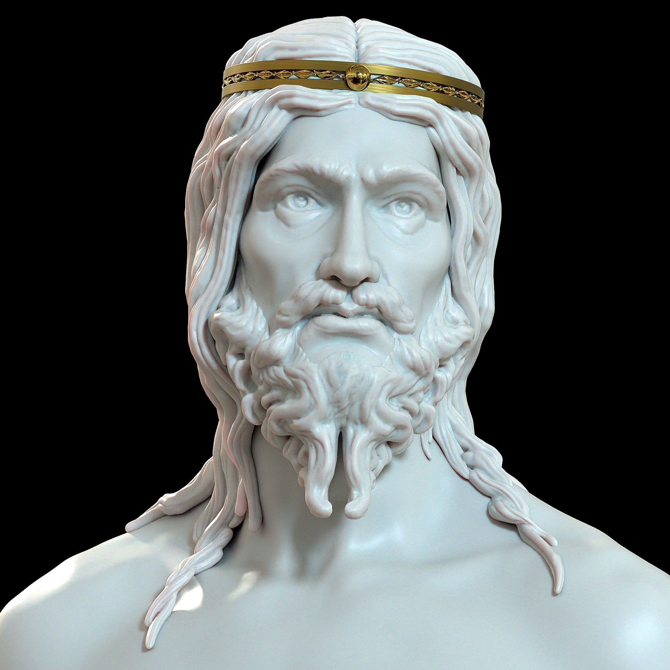 Jesus 3D print model_15