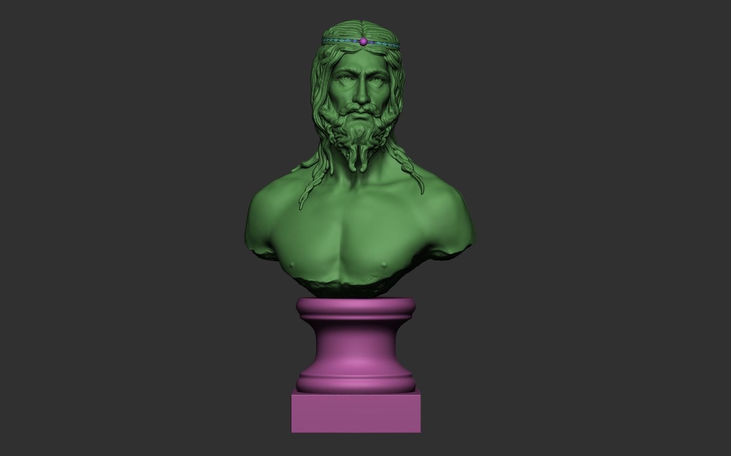 Jesus 3D print model_20