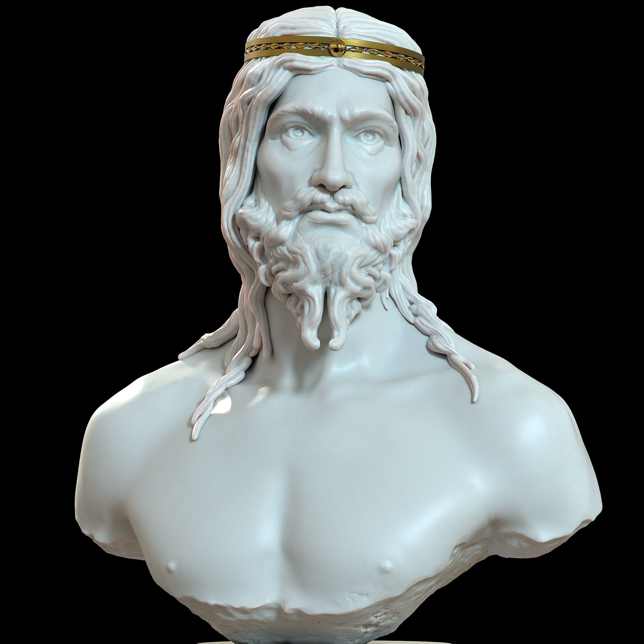 Jesus 3D print model_16